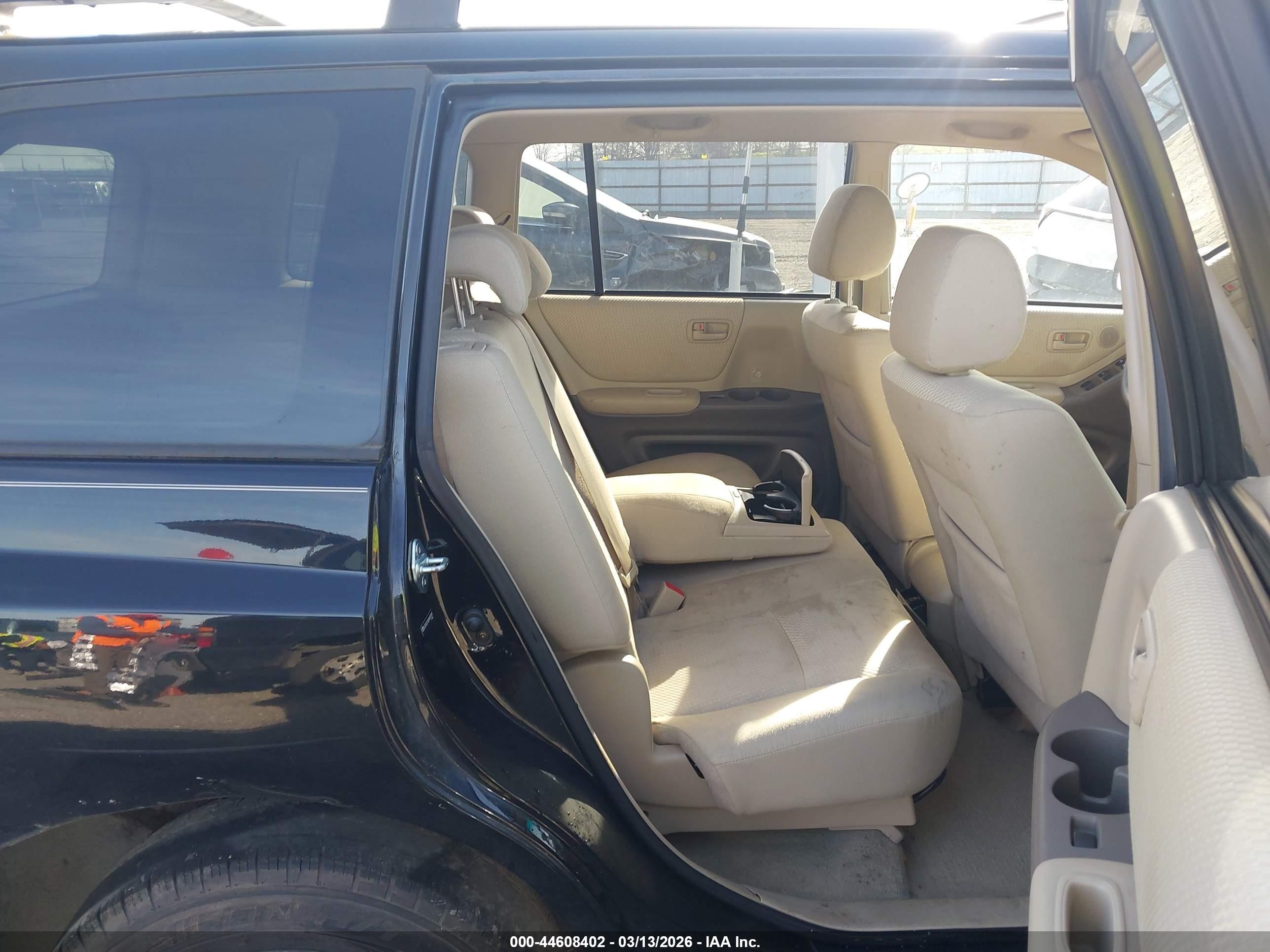 2004 Toyota Highlander V6 Black vin: JTEGP21A240018241