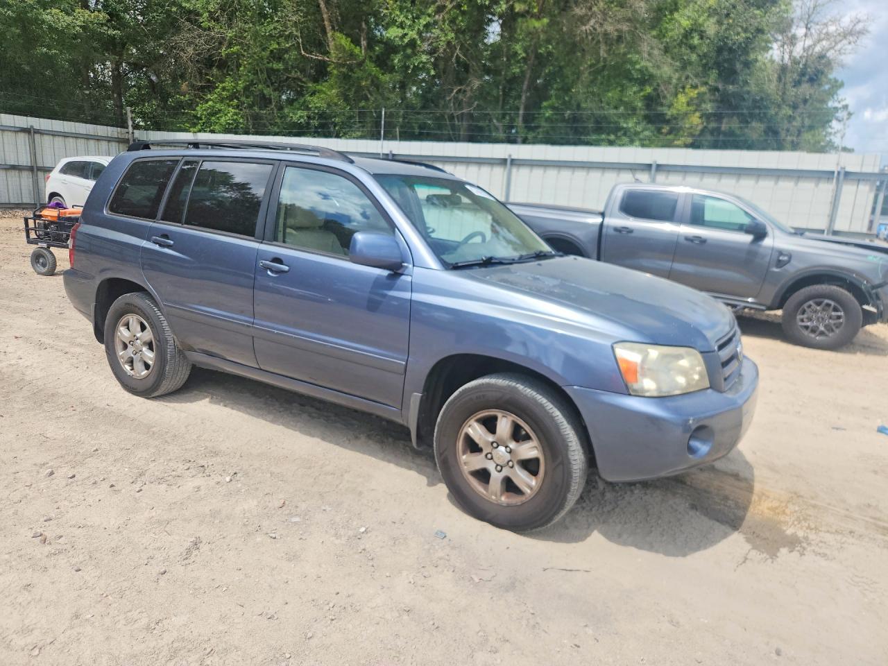 2004 Toyota Highlander Base Teal vin: JTEGP21A240021608