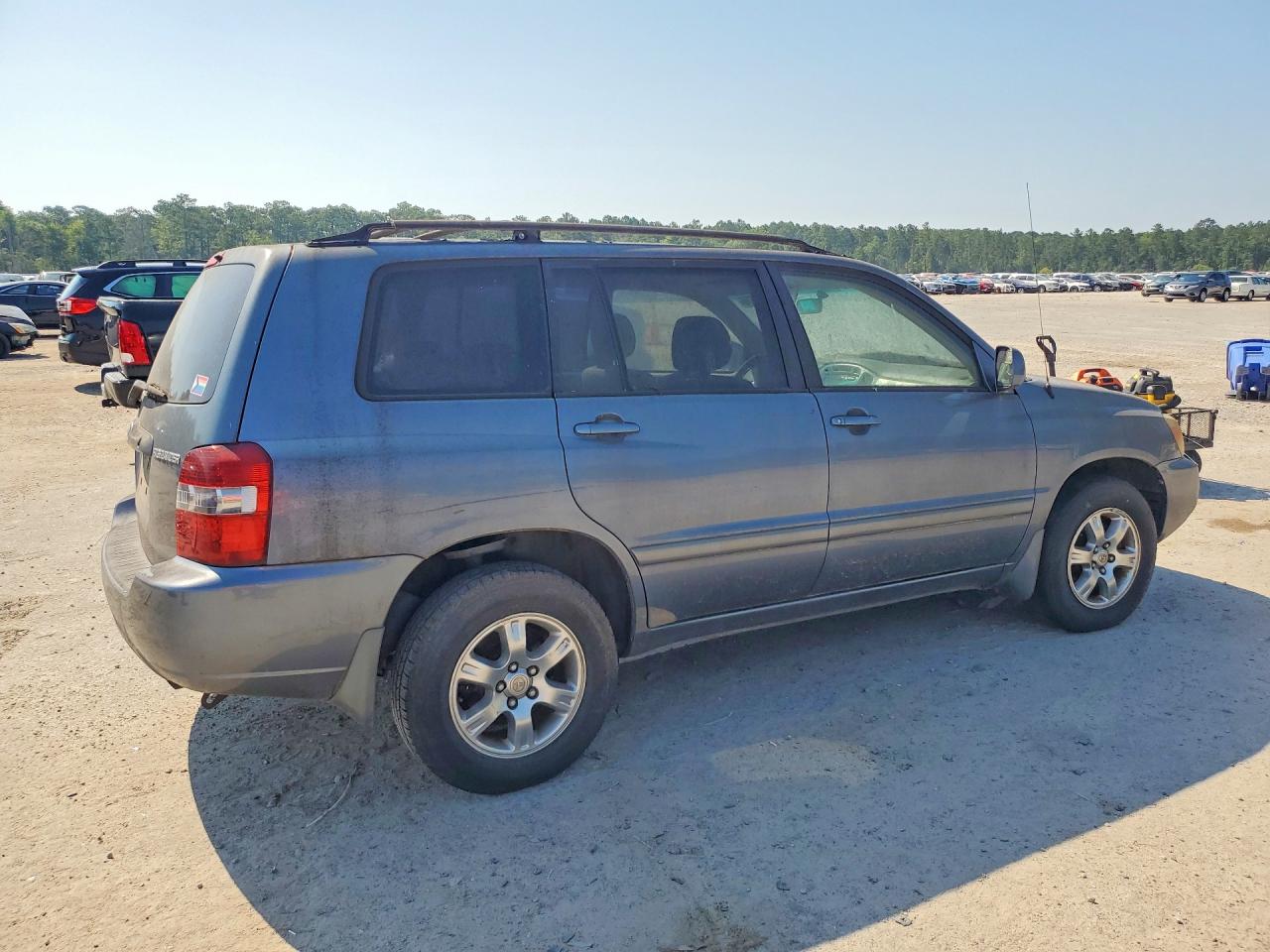 2004 Toyota Highlander Base Синий vin: JTEGP21A240029241