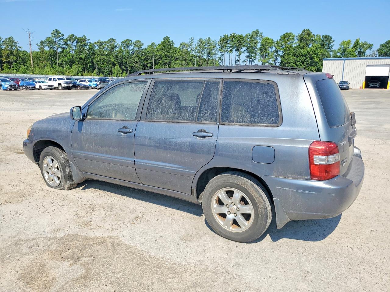 2004 Toyota Highlander Base Синий vin: JTEGP21A240029241