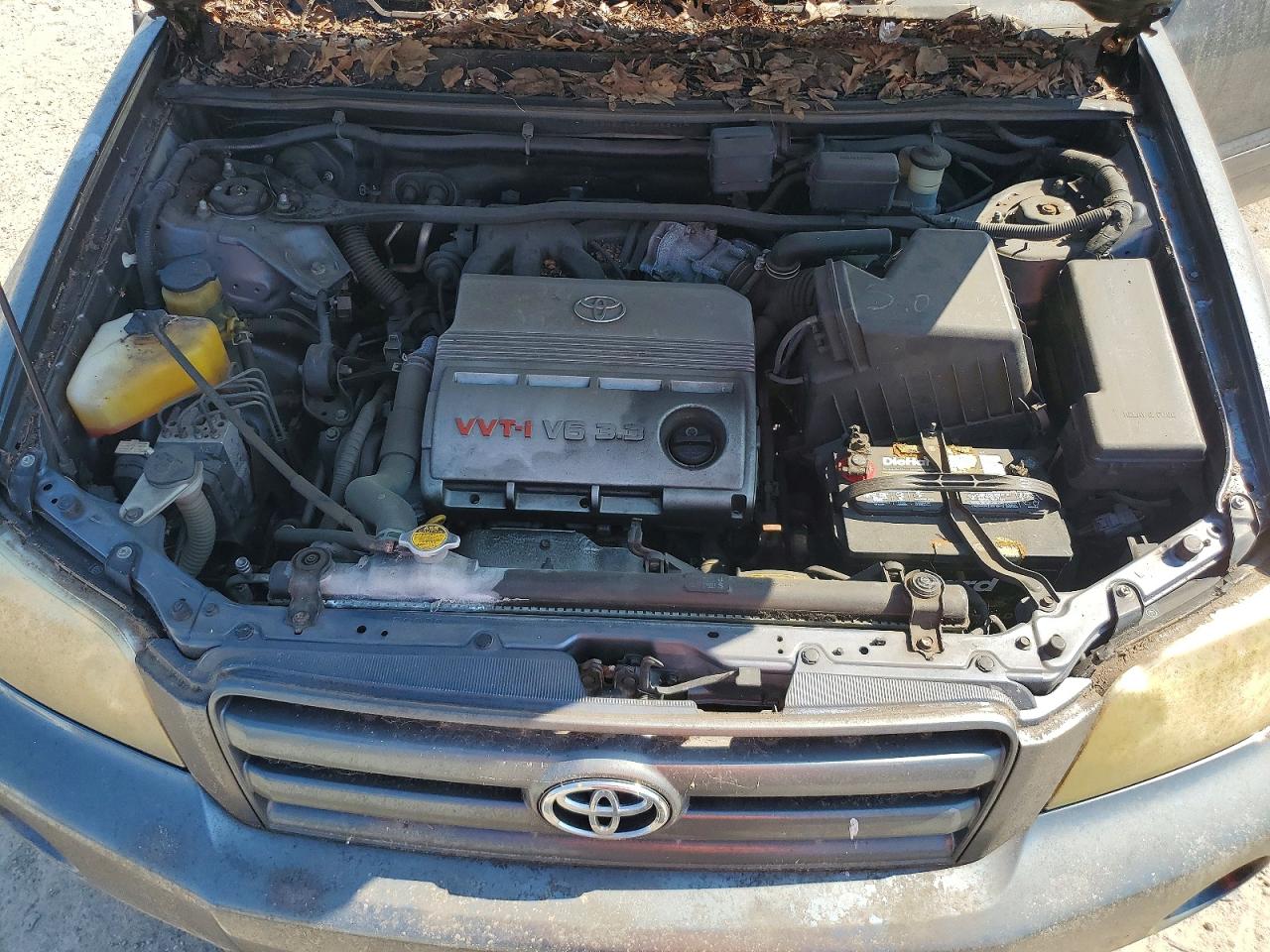 2004 Toyota Highlander Base Синий vin: JTEGP21A240029241