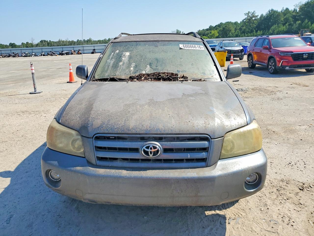 2004 Toyota Highlander Base Синий vin: JTEGP21A240029241