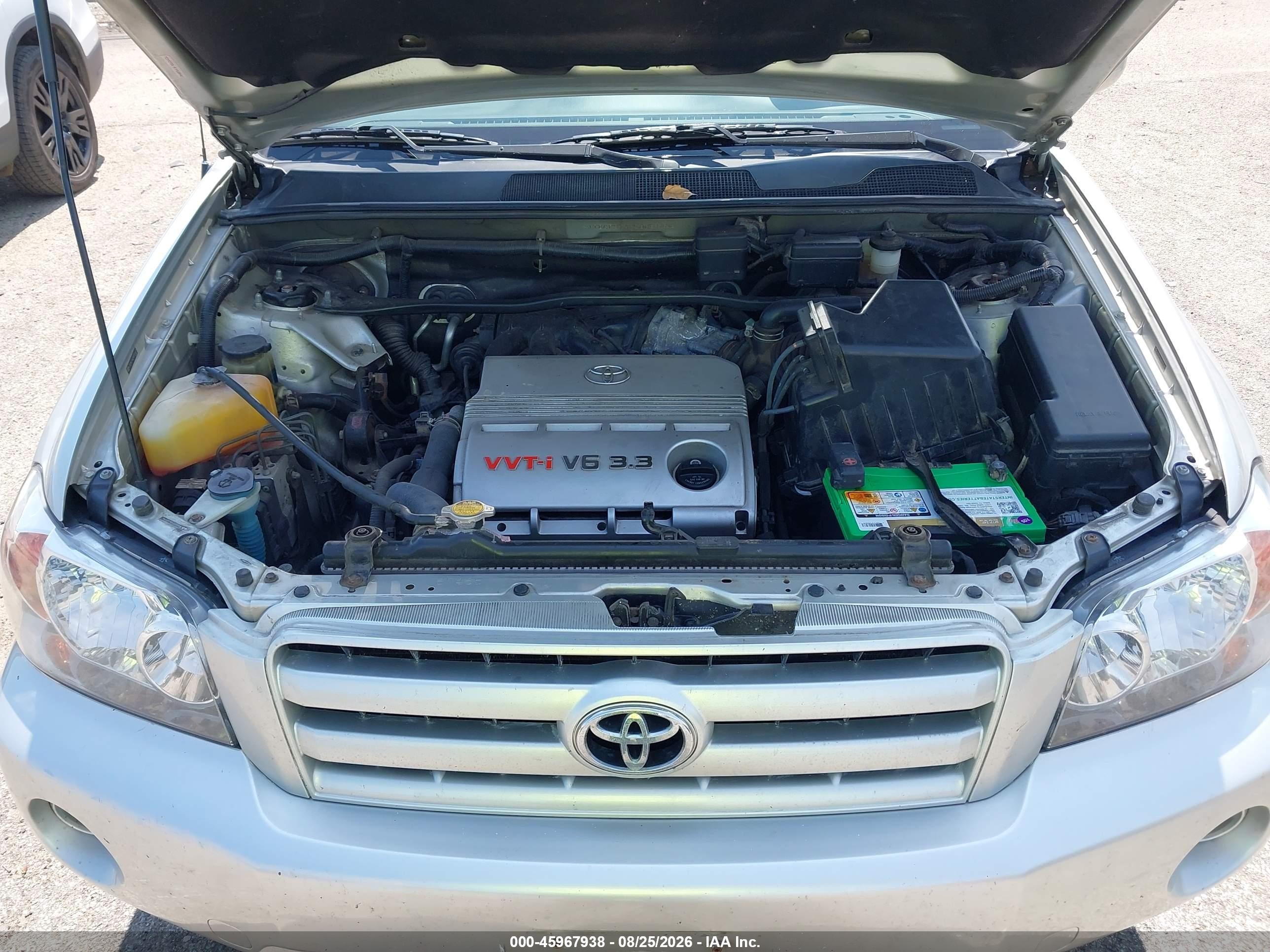 2005 Toyota Highlander V6 Серебряный vin: JTEGP21A250051483