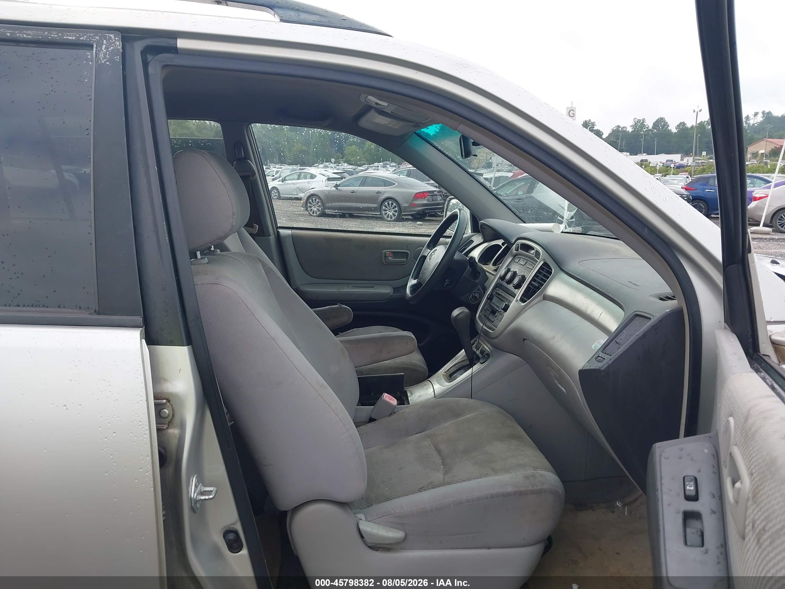 2006 Toyota Highlander V6 Silver vin: JTEGP21A260097347