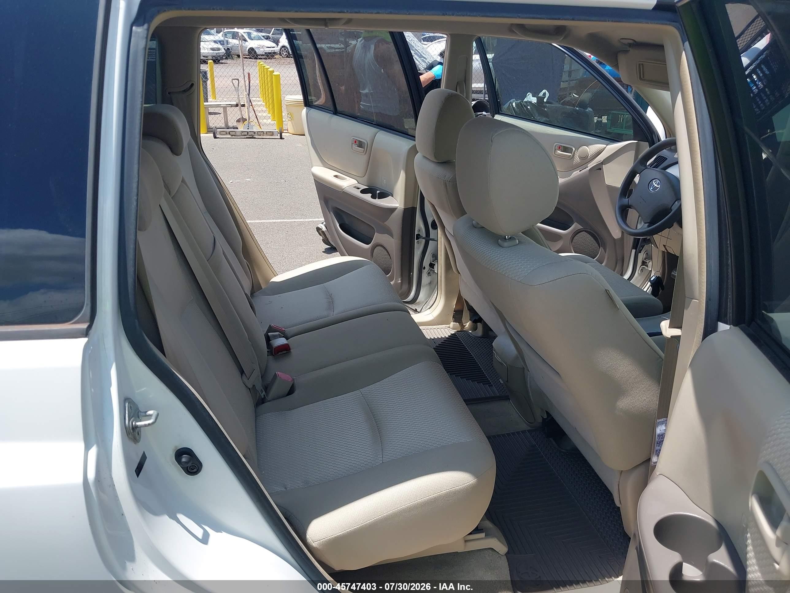2006 Toyota Highlander Sport V6/v6 Белый vin: JTEGP21A260120531