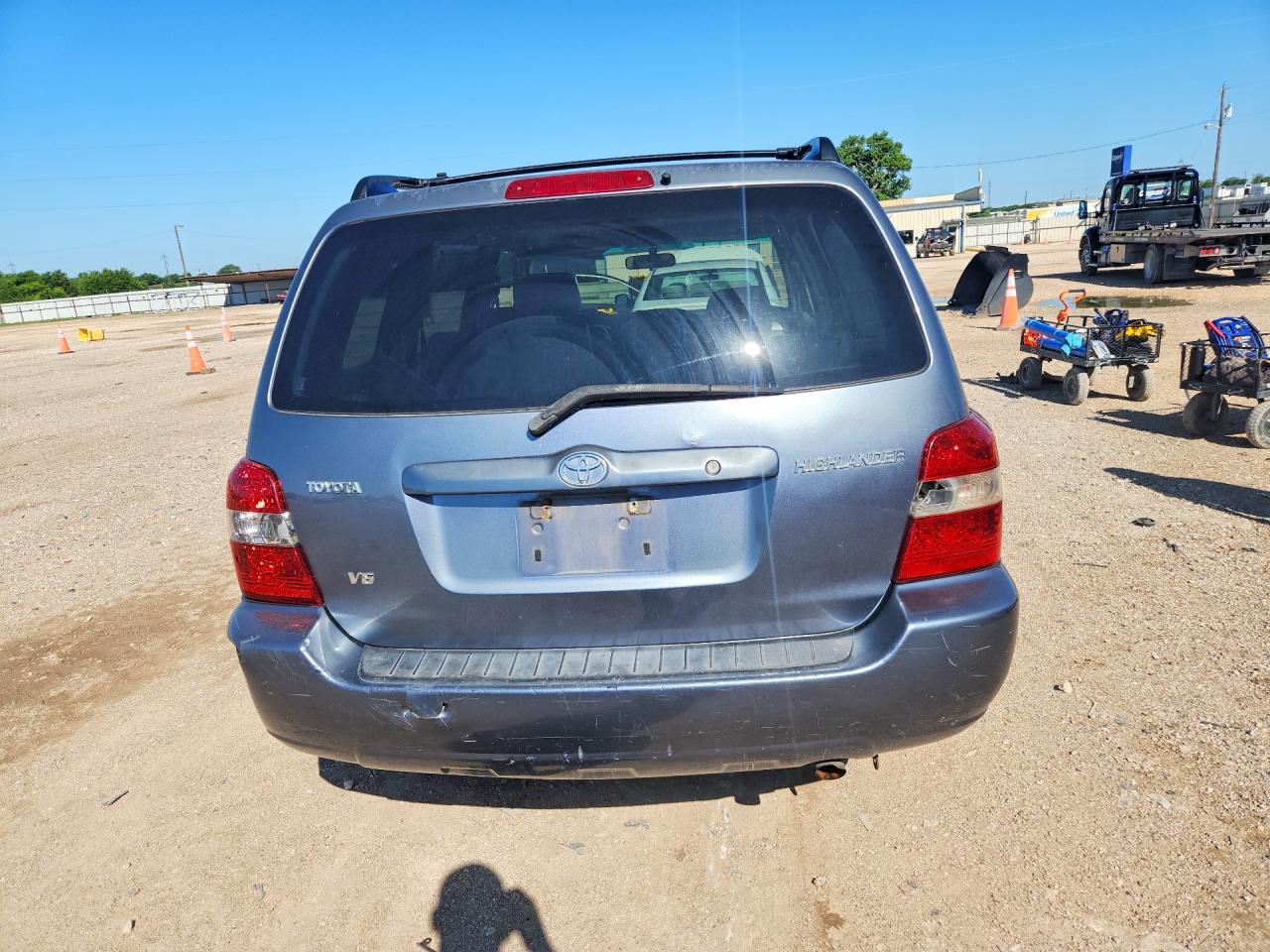 2005 Toyota Highlander Limited Gray vin: JTEGP21A350071452