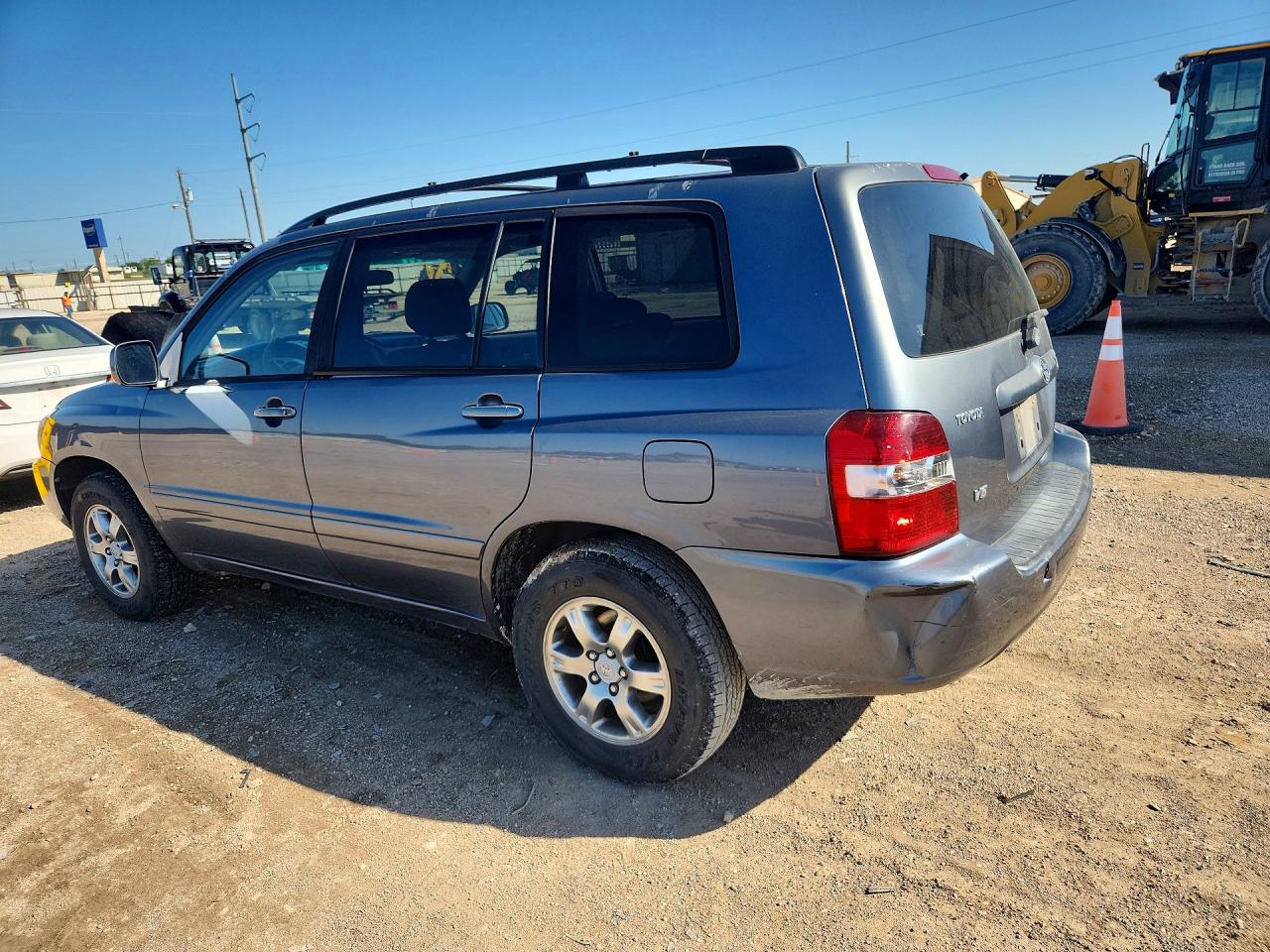 2005 Toyota Highlander Limited Gray vin: JTEGP21A350071452