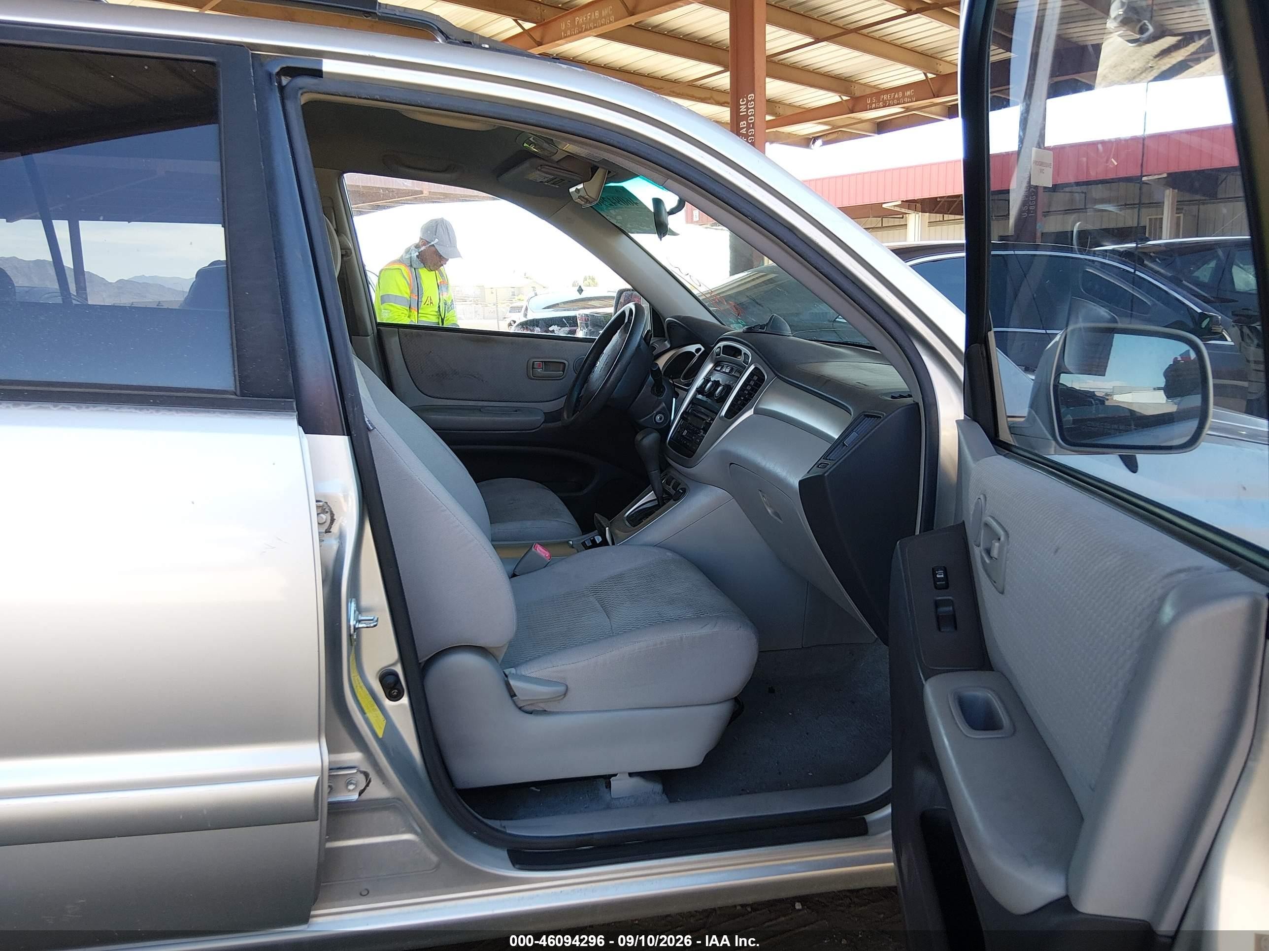 2006 Toyota Highlander V6 Silver vin: JTEGP21A360106363