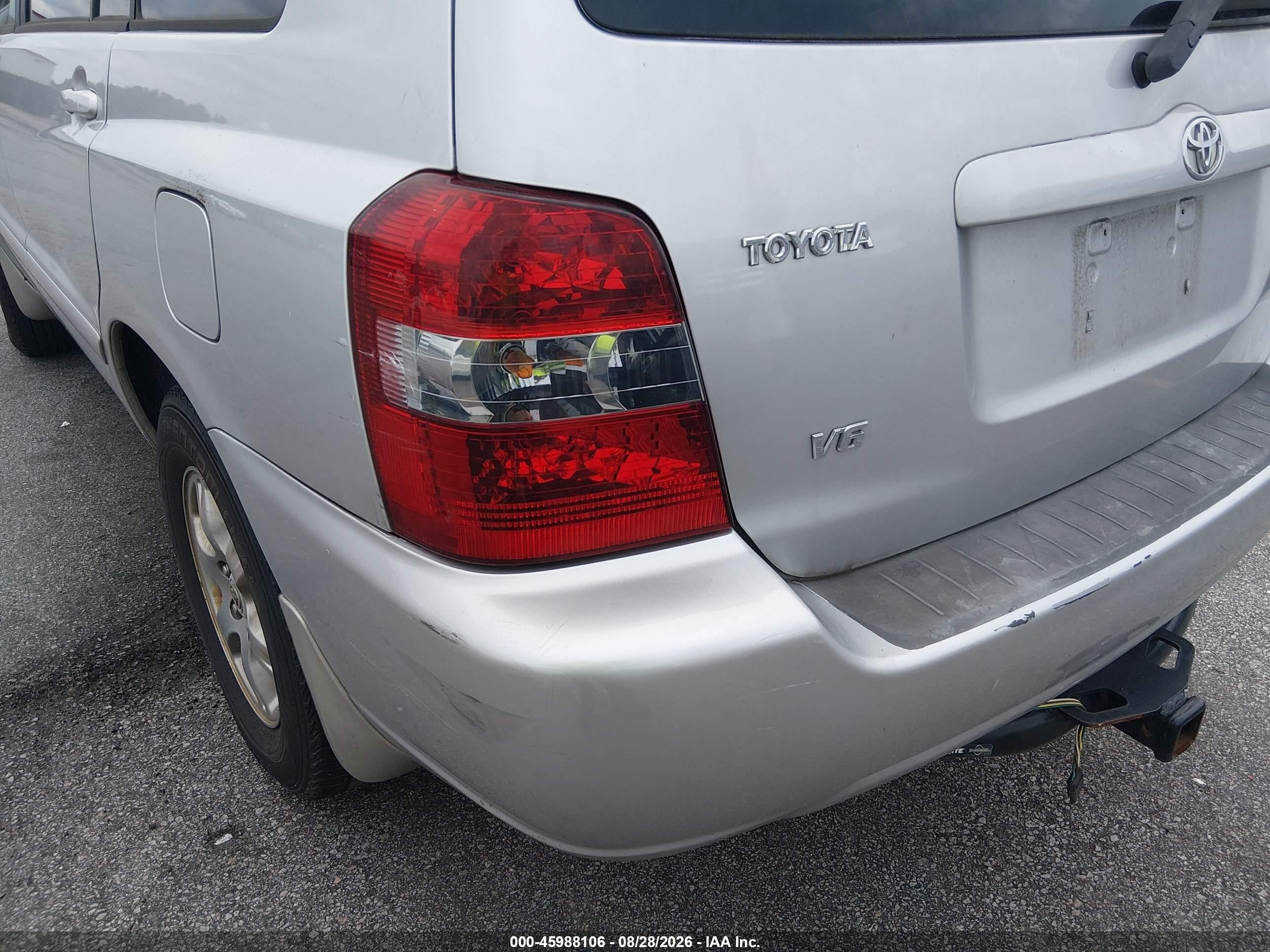 2007 Toyota Highlander V6 Silver vin: JTEGP21A370130759