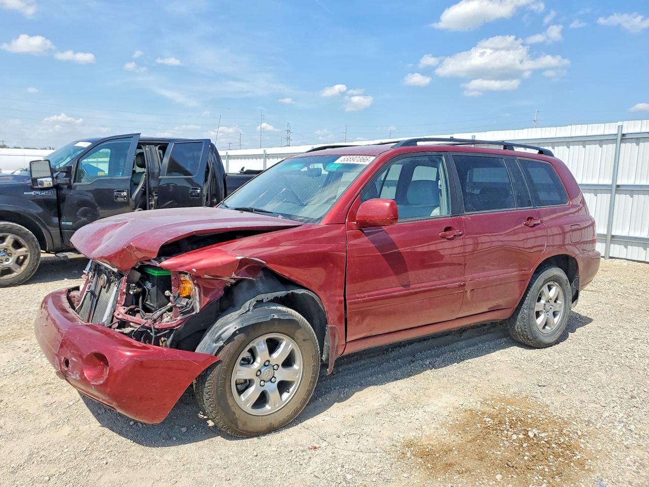 2006 Toyota Highlander Limited Red vin: JTEGP21A460094014