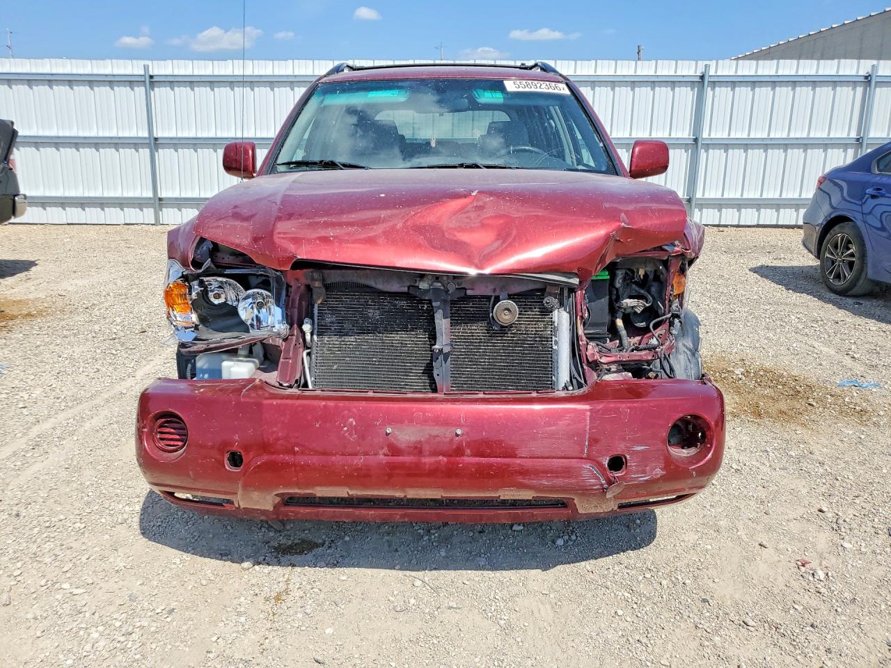 2006 Toyota Highlander Limited Red vin: JTEGP21A460094014