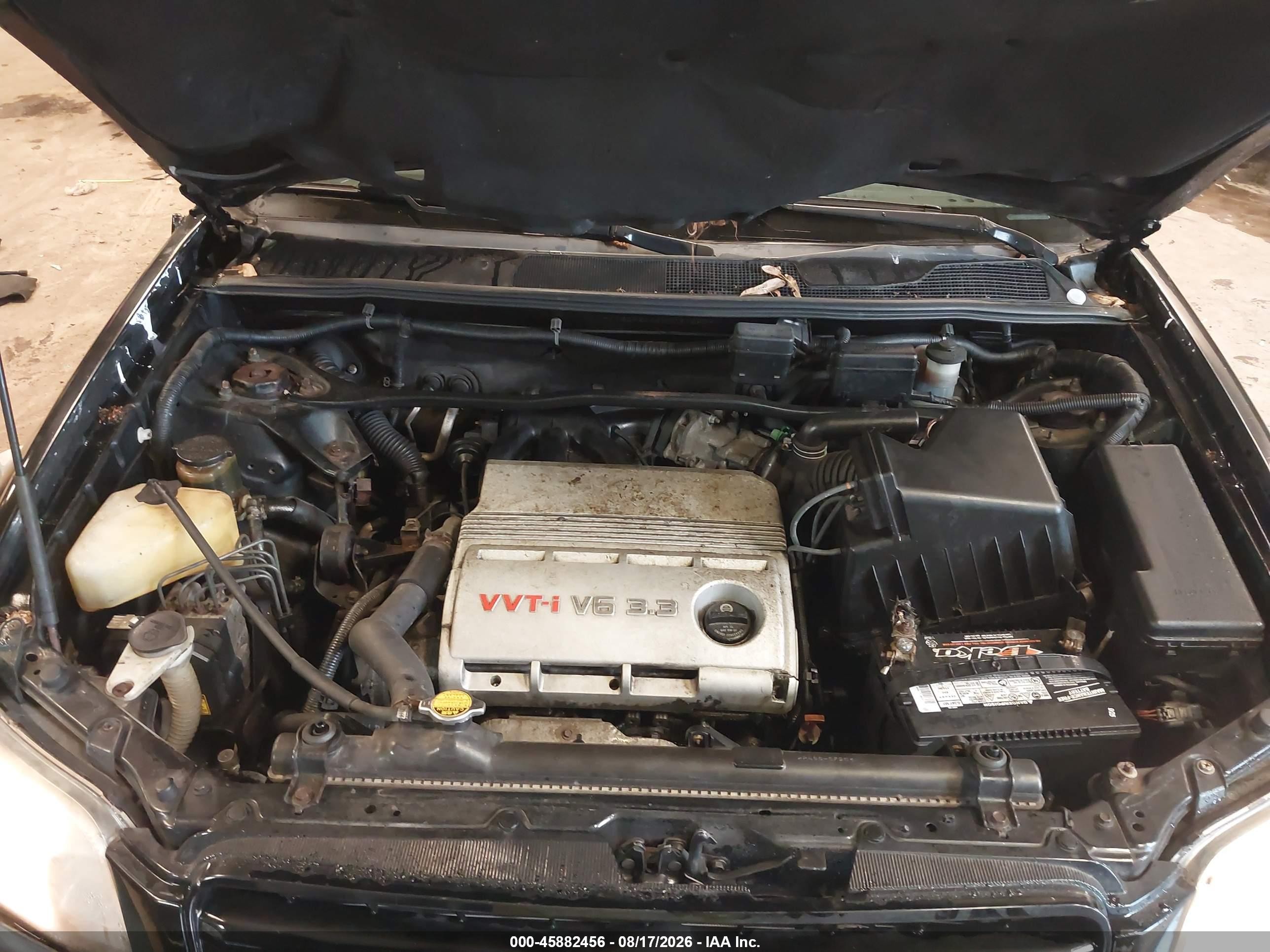 2006 Toyota Highlander V6 Black vin: JTEGP21A460097625