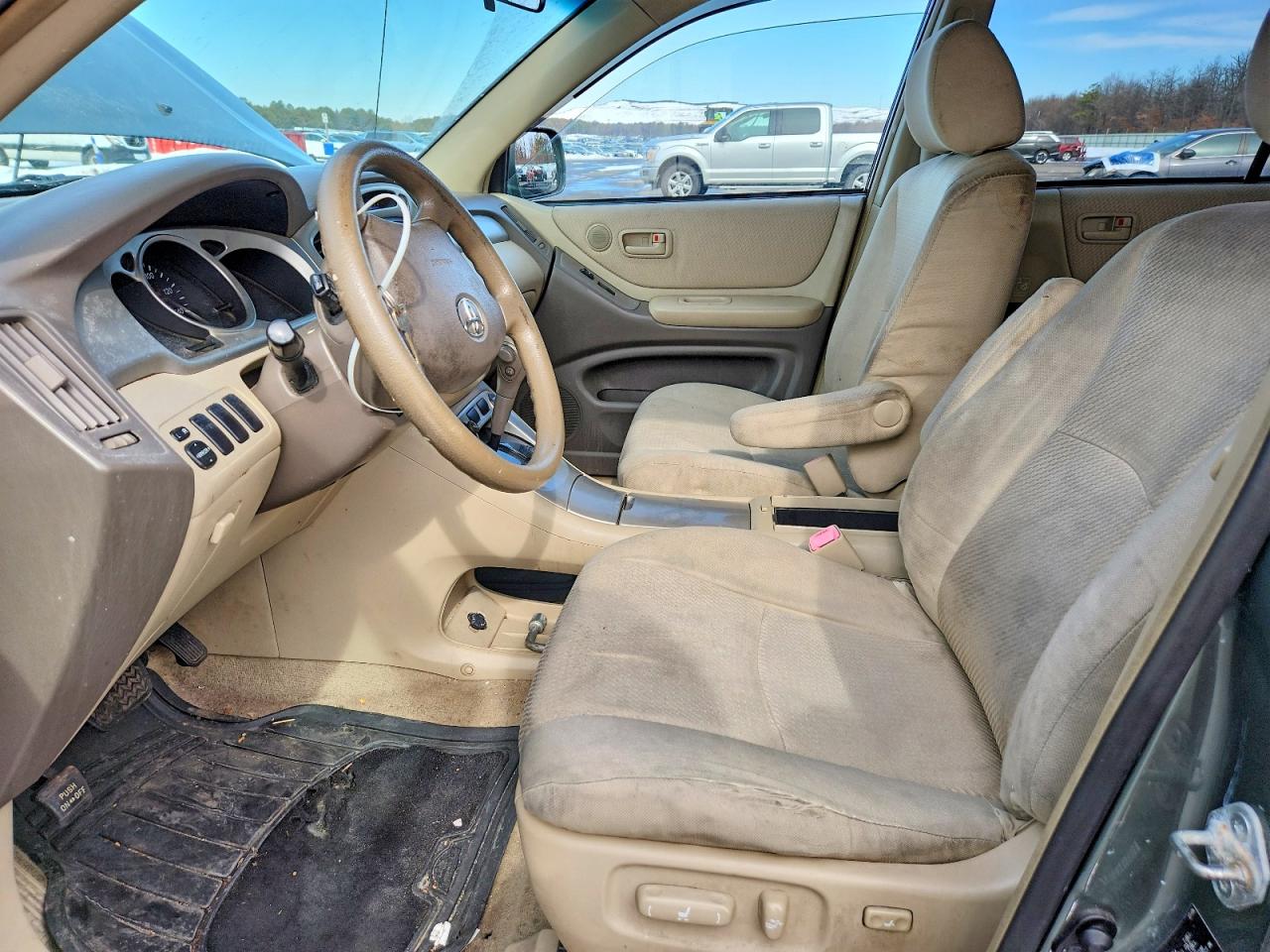 2006 Toyota Highlander Green vin: JTEGP21A460125746