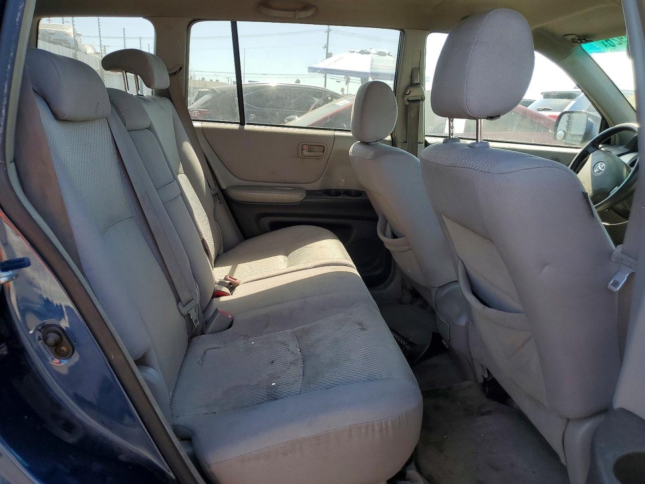2006 Toyota Highlander Base Blue vin: JTEGP21A560122922