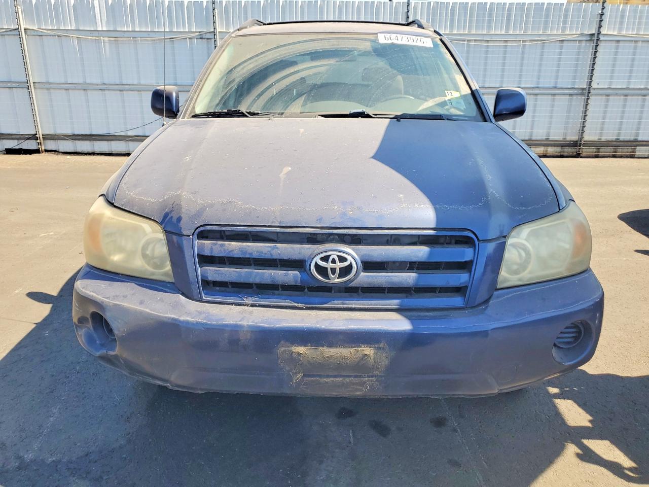 2006 Toyota Highlander Base Blue vin: JTEGP21A560122922