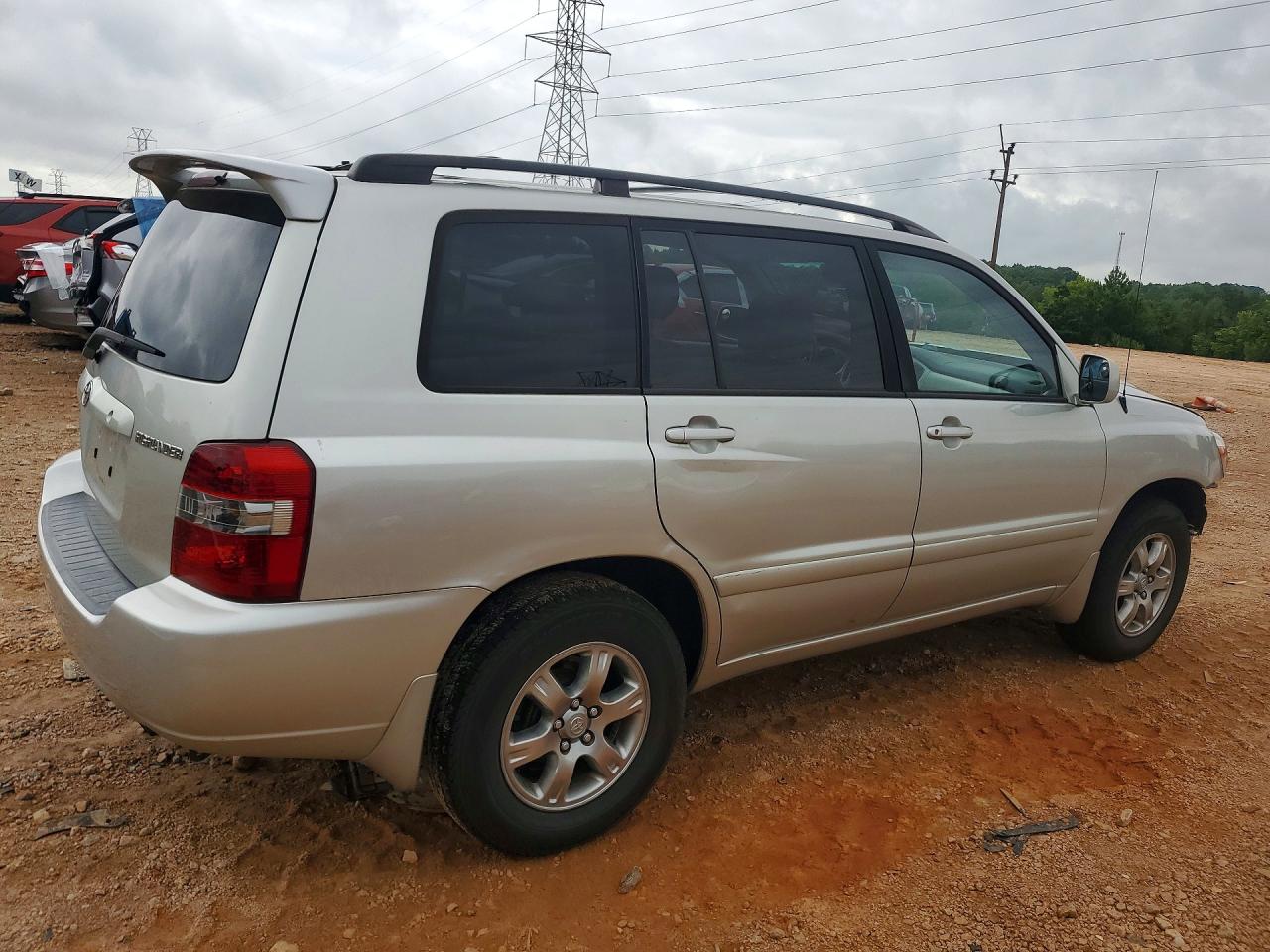 2007 Toyota Highlander Sport Silver vin: JTEGP21A570127717