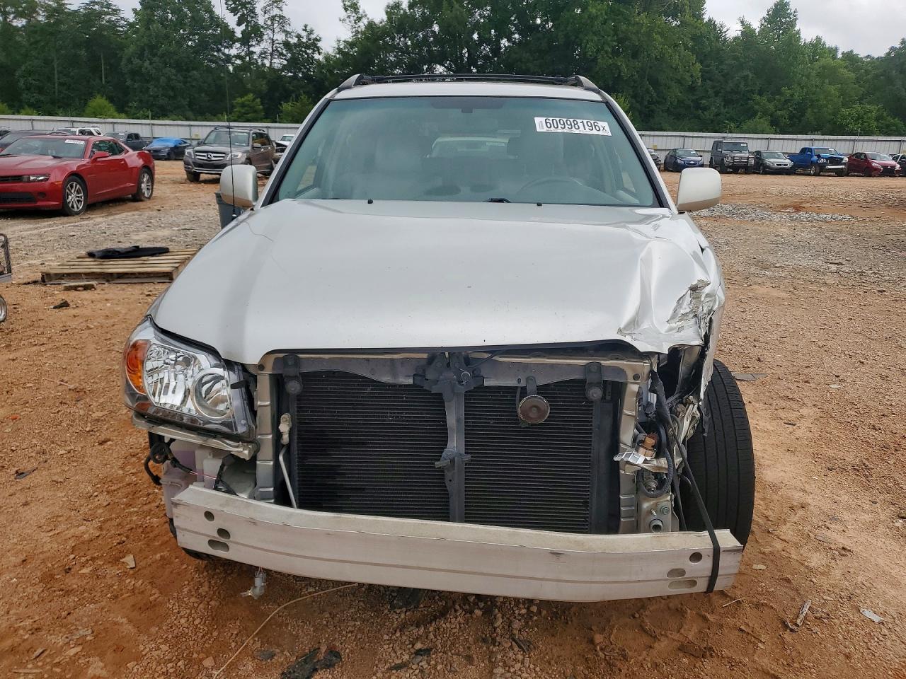 2007 Toyota Highlander Sport Silver vin: JTEGP21A570127717