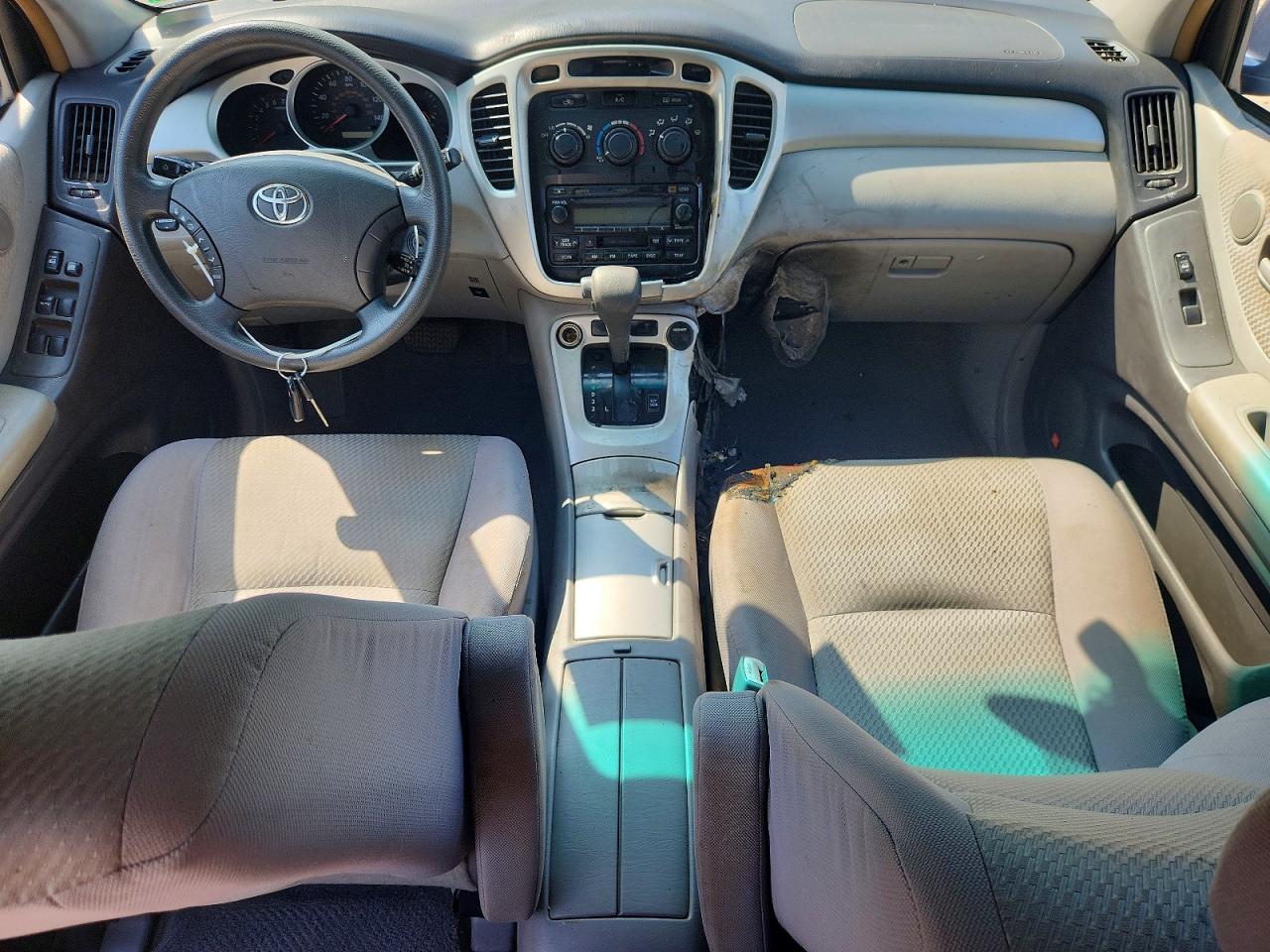 2007 Toyota Highlander Sport Blue vin: JTEGP21A570132917