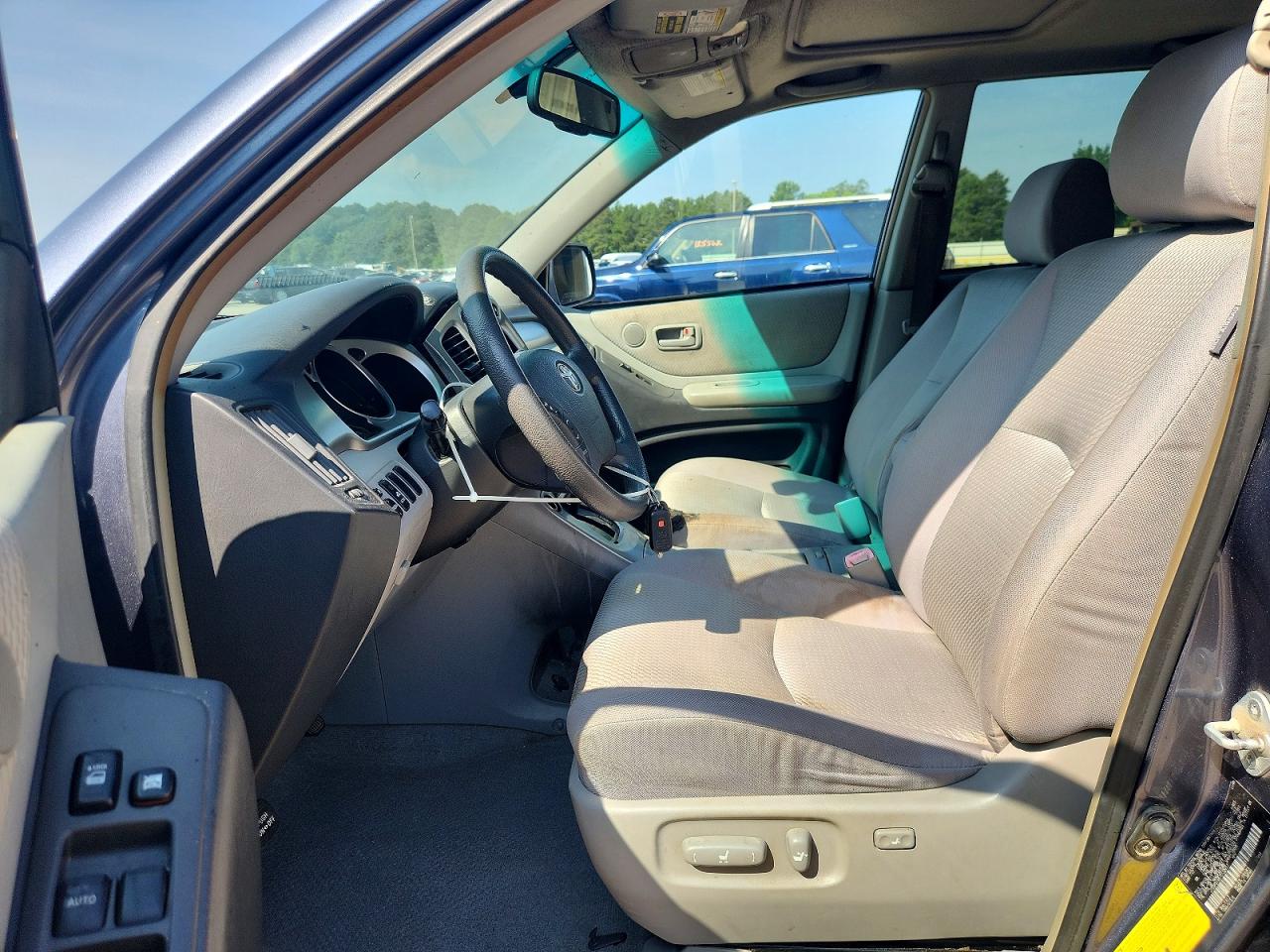 2007 Toyota Highlander Sport Blue vin: JTEGP21A570132917