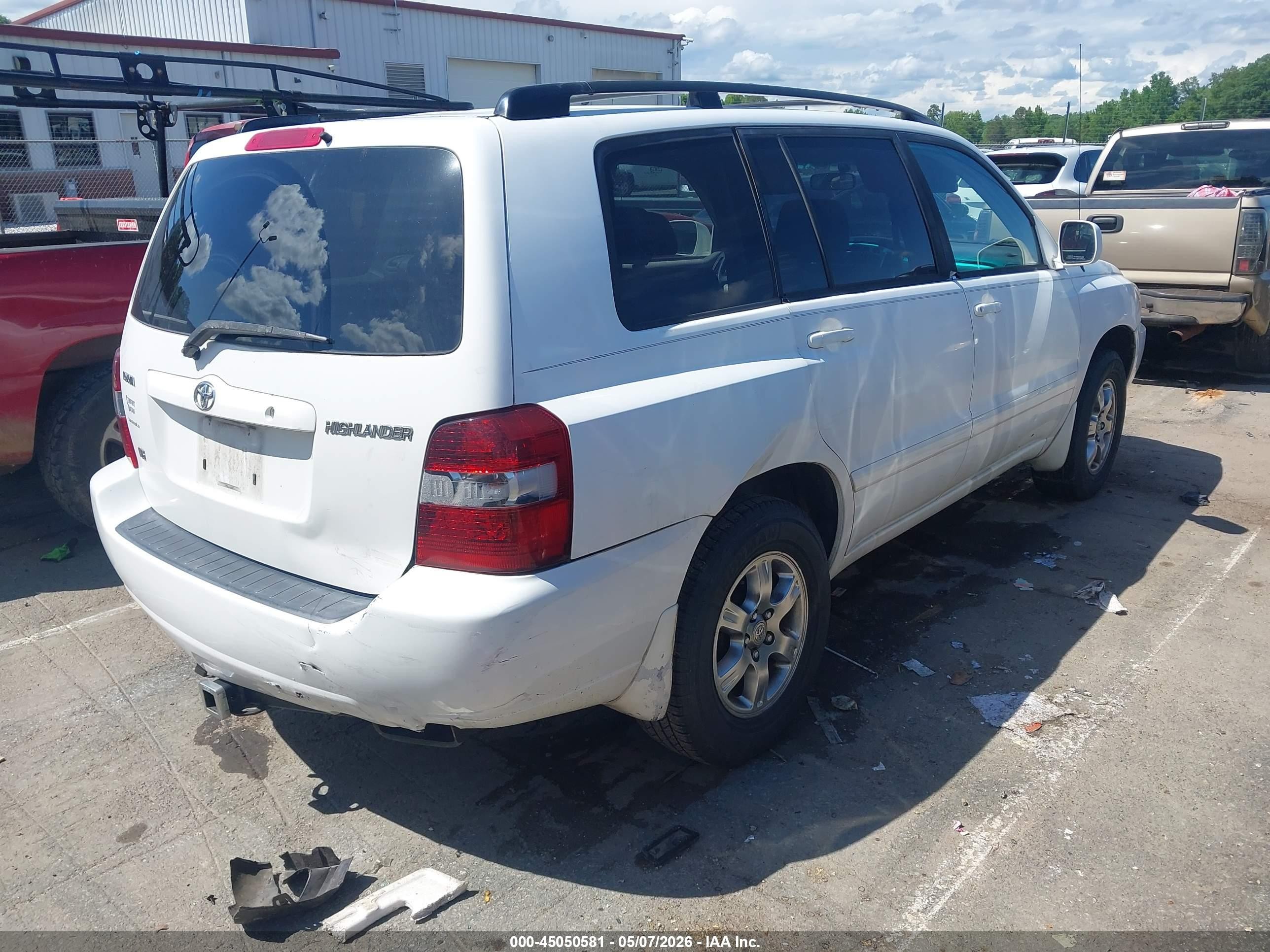2004 Toyota Highlander V6 Белый vin: JTEGP21A640001930