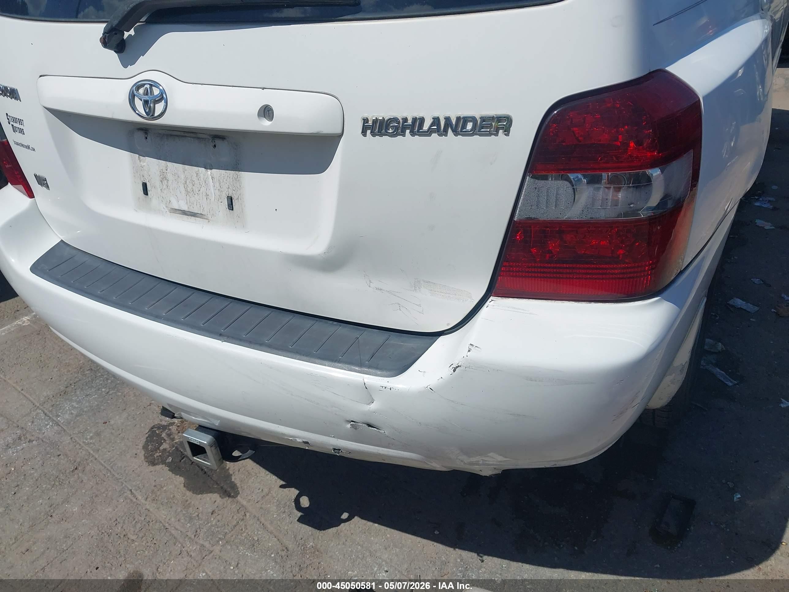 2004 Toyota Highlander V6 Белый vin: JTEGP21A640001930