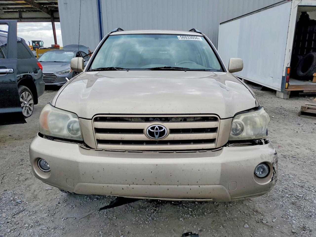 2004 Toyota Highlander Base Желто-коричневый vin: JTEGP21A640041053