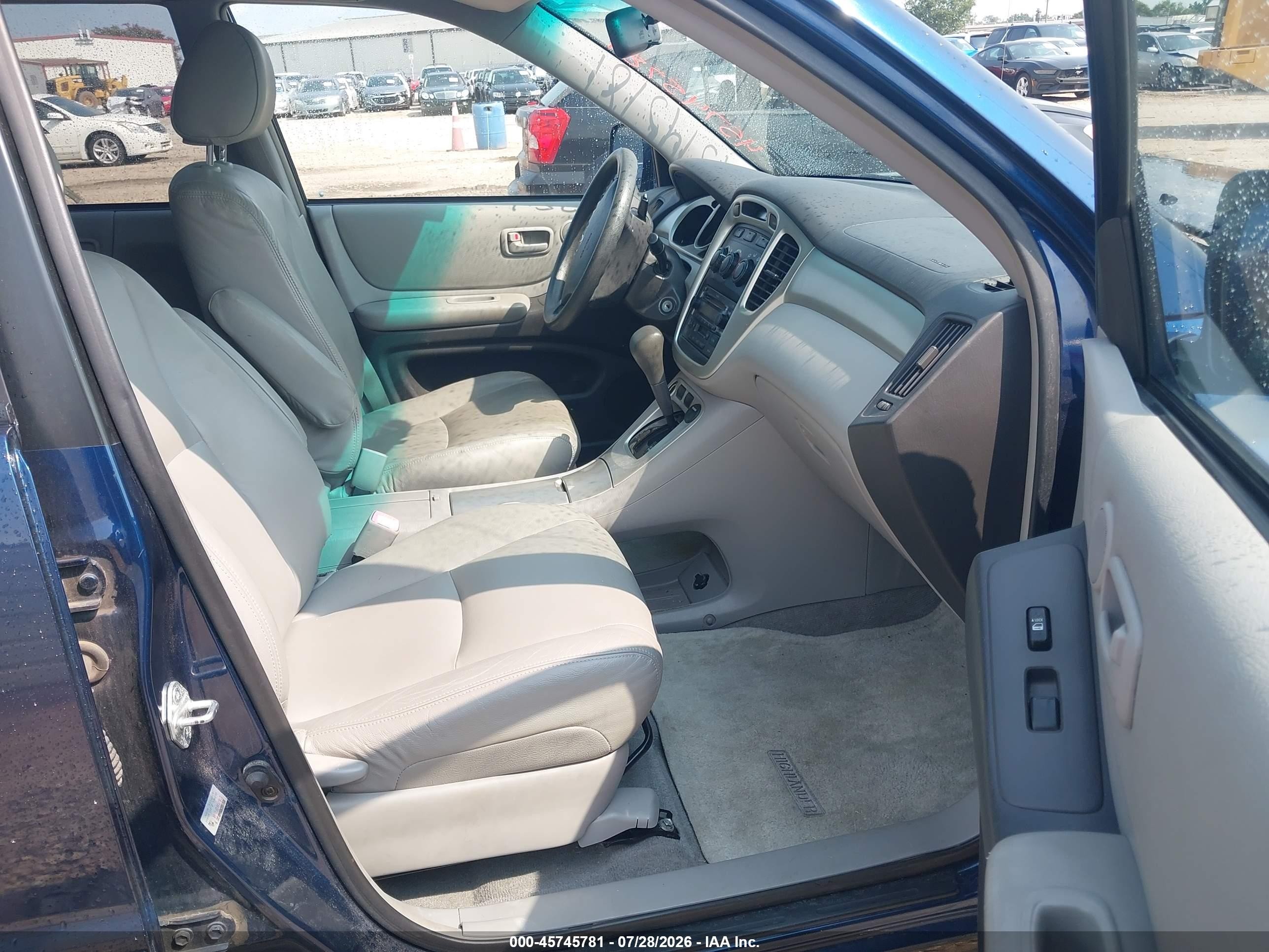 2006 Toyota Highlander V6 Синий vin: JTEGP21A660102839