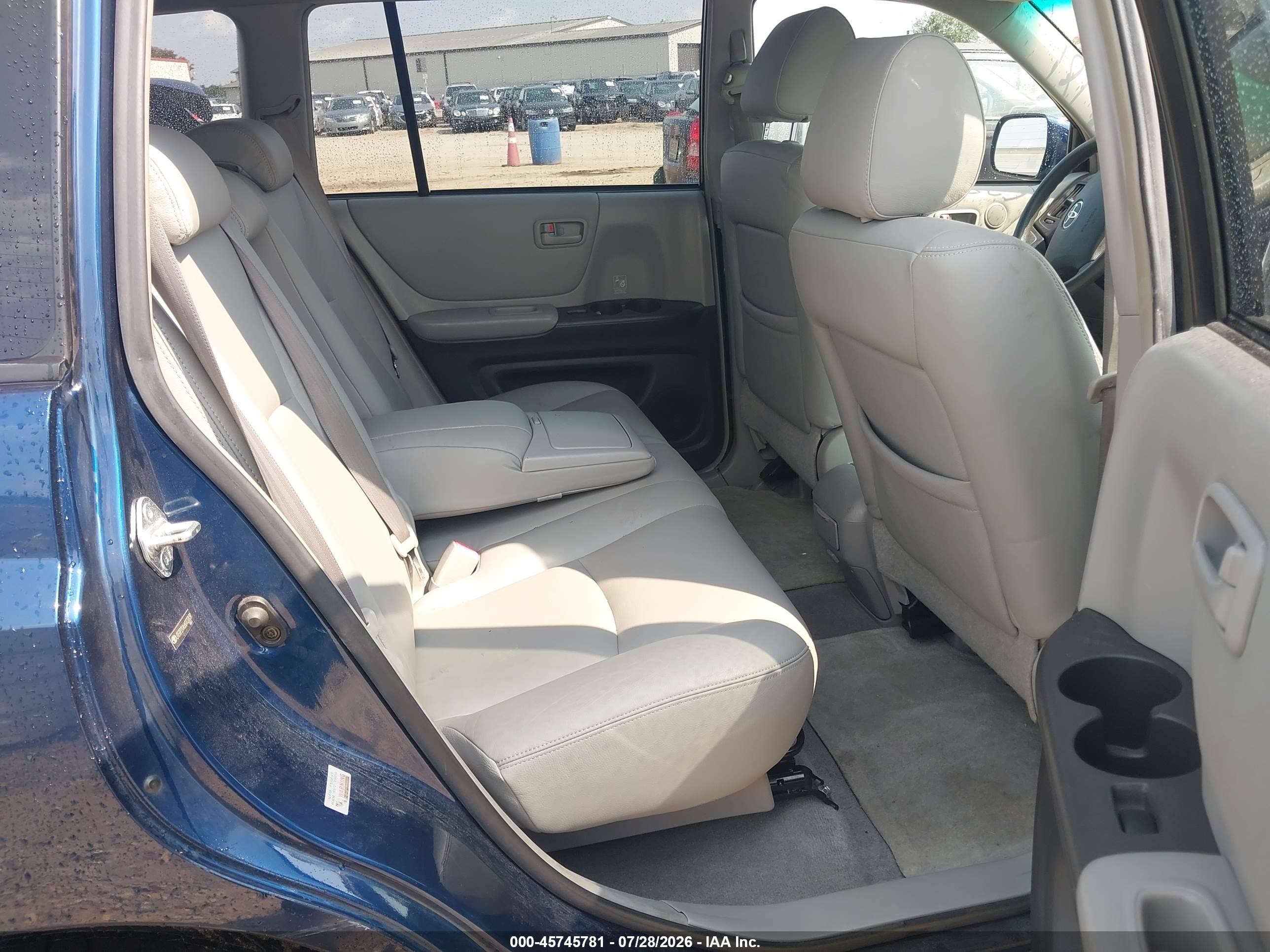2006 Toyota Highlander V6 Синий vin: JTEGP21A660102839