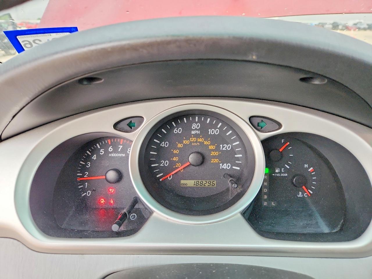 2004 Toyota Highlander Base Red vin: JTEGP21A740041336