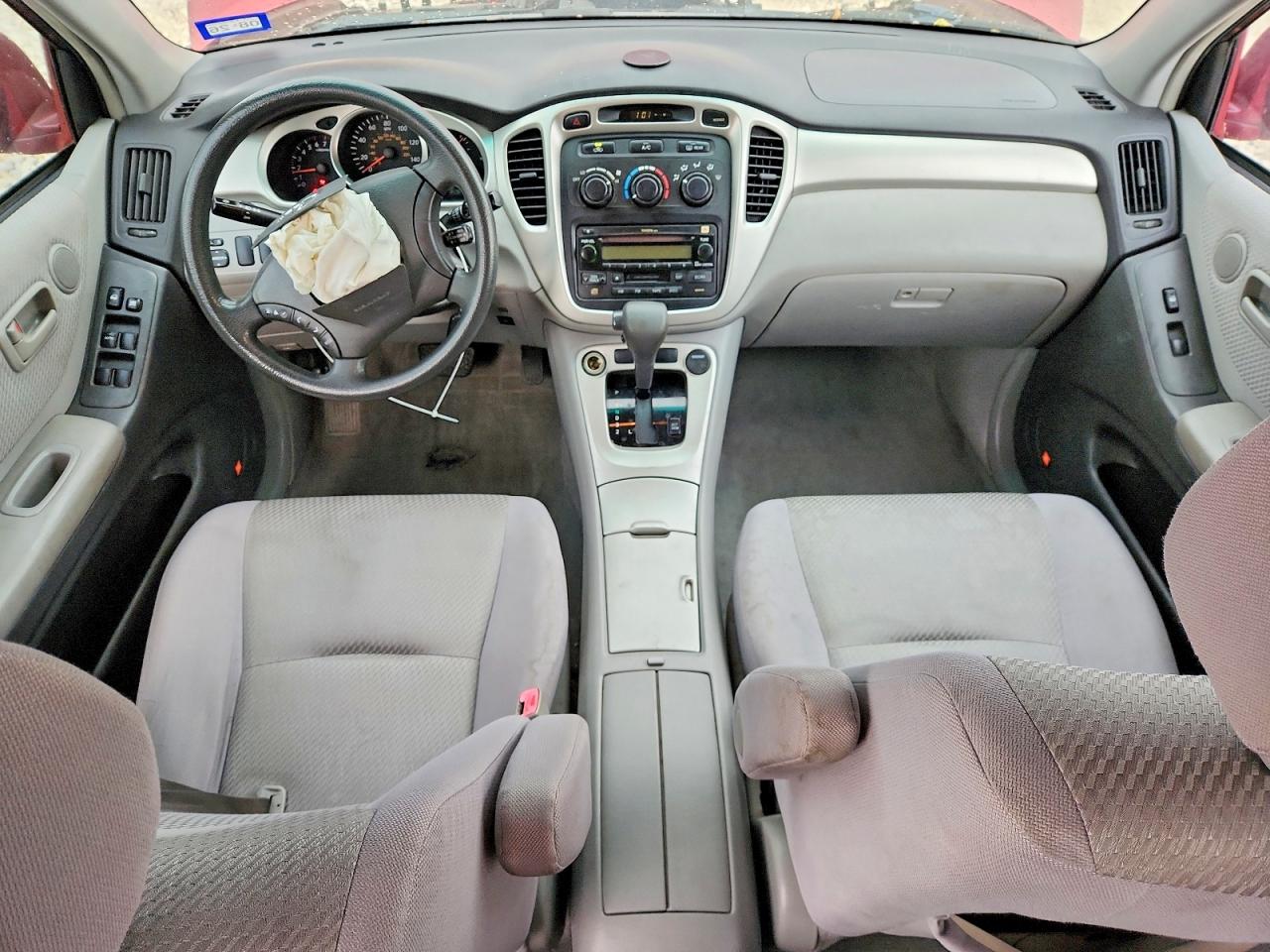 2004 Toyota Highlander Base Red vin: JTEGP21A740041336