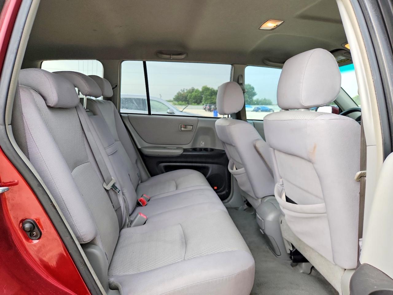 2004 Toyota Highlander Base Red vin: JTEGP21A740041336
