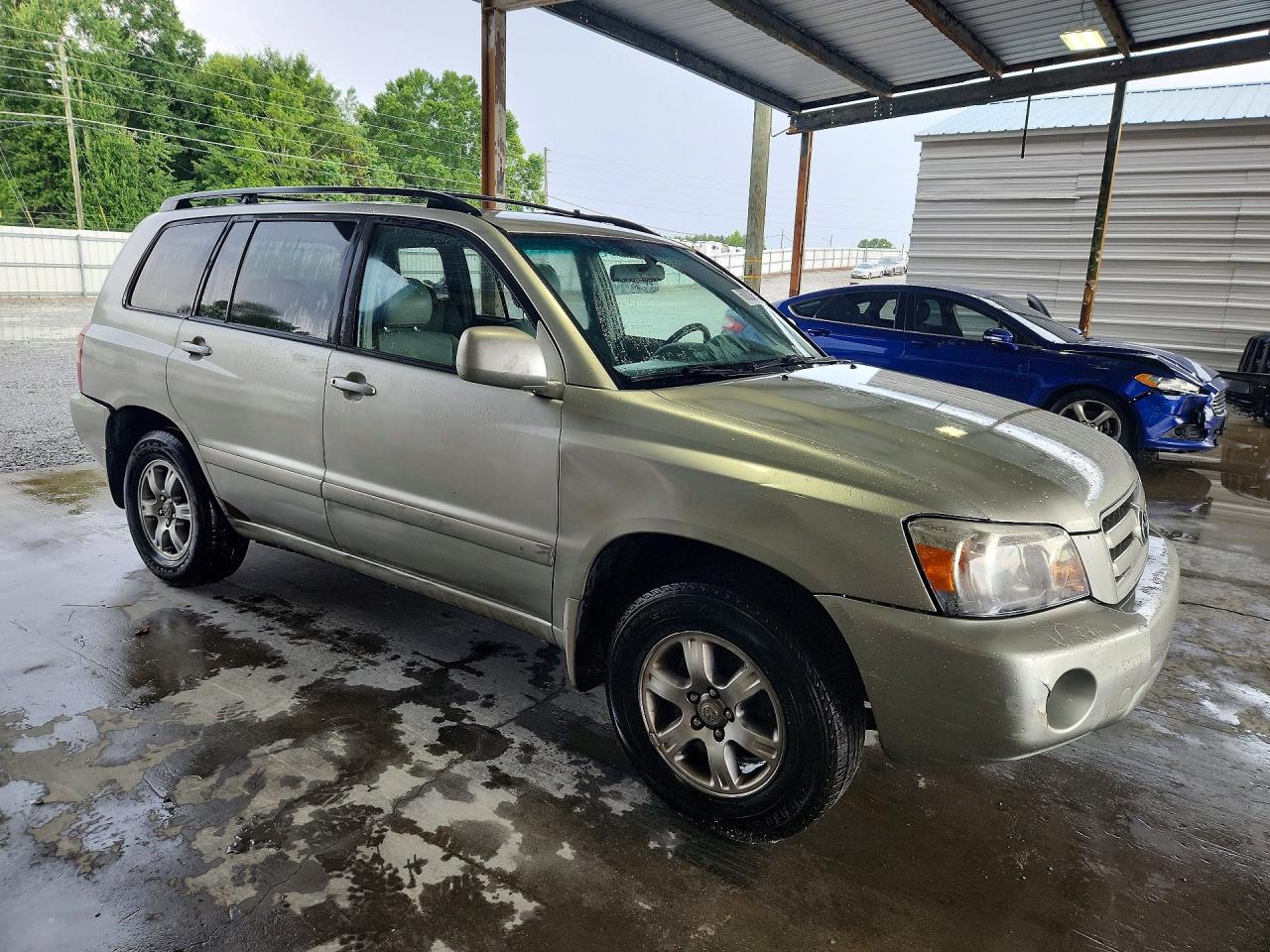 2005 Toyota Highlander Limited Silver vin: JTEGP21A750055416