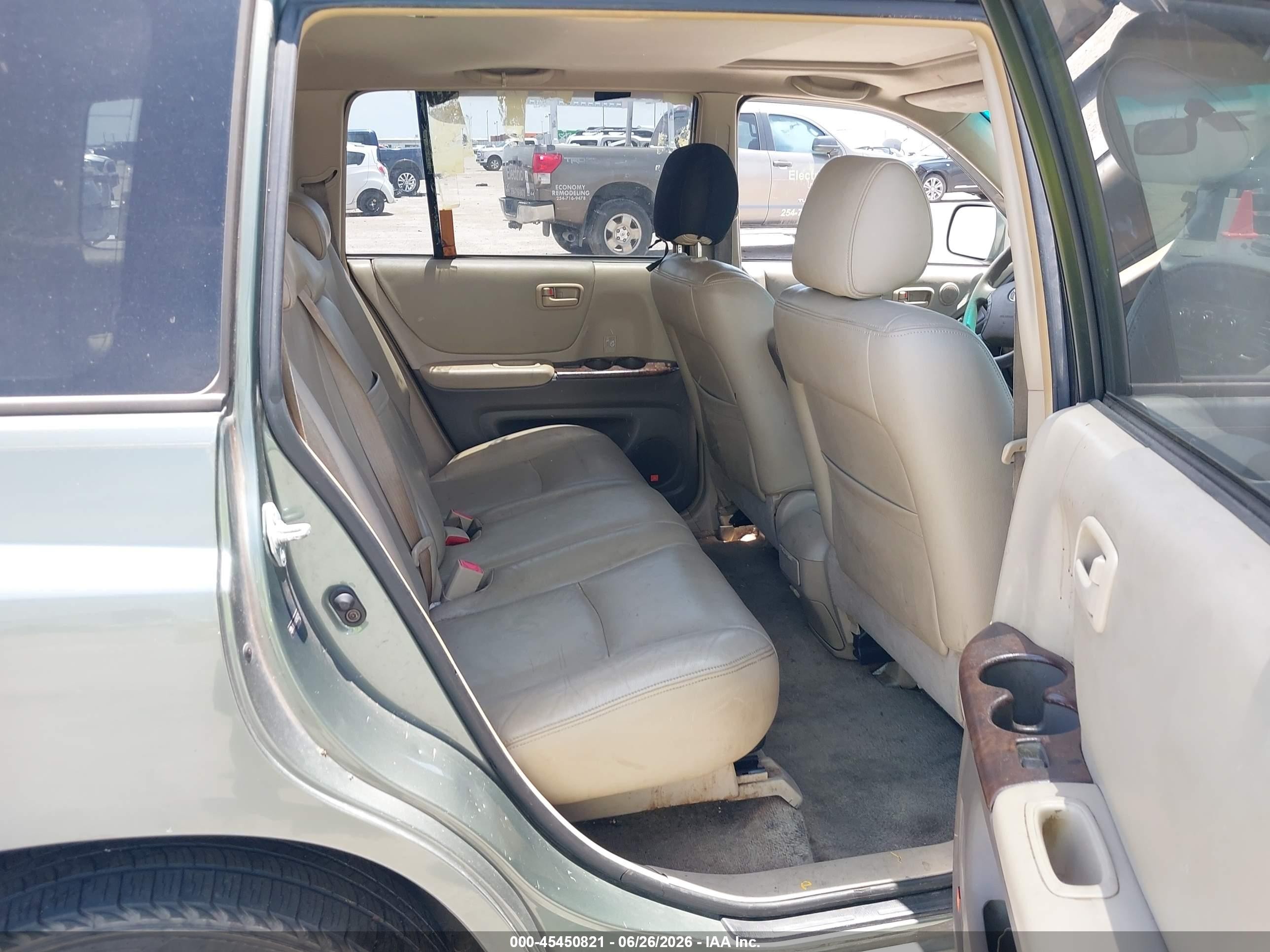 2005 Toyota Highlander V6 Green vin: JTEGP21A750072572