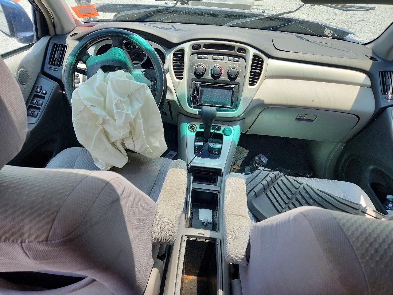 2006 Toyota Highlander Limited Blue vin: JTEGP21A760101165