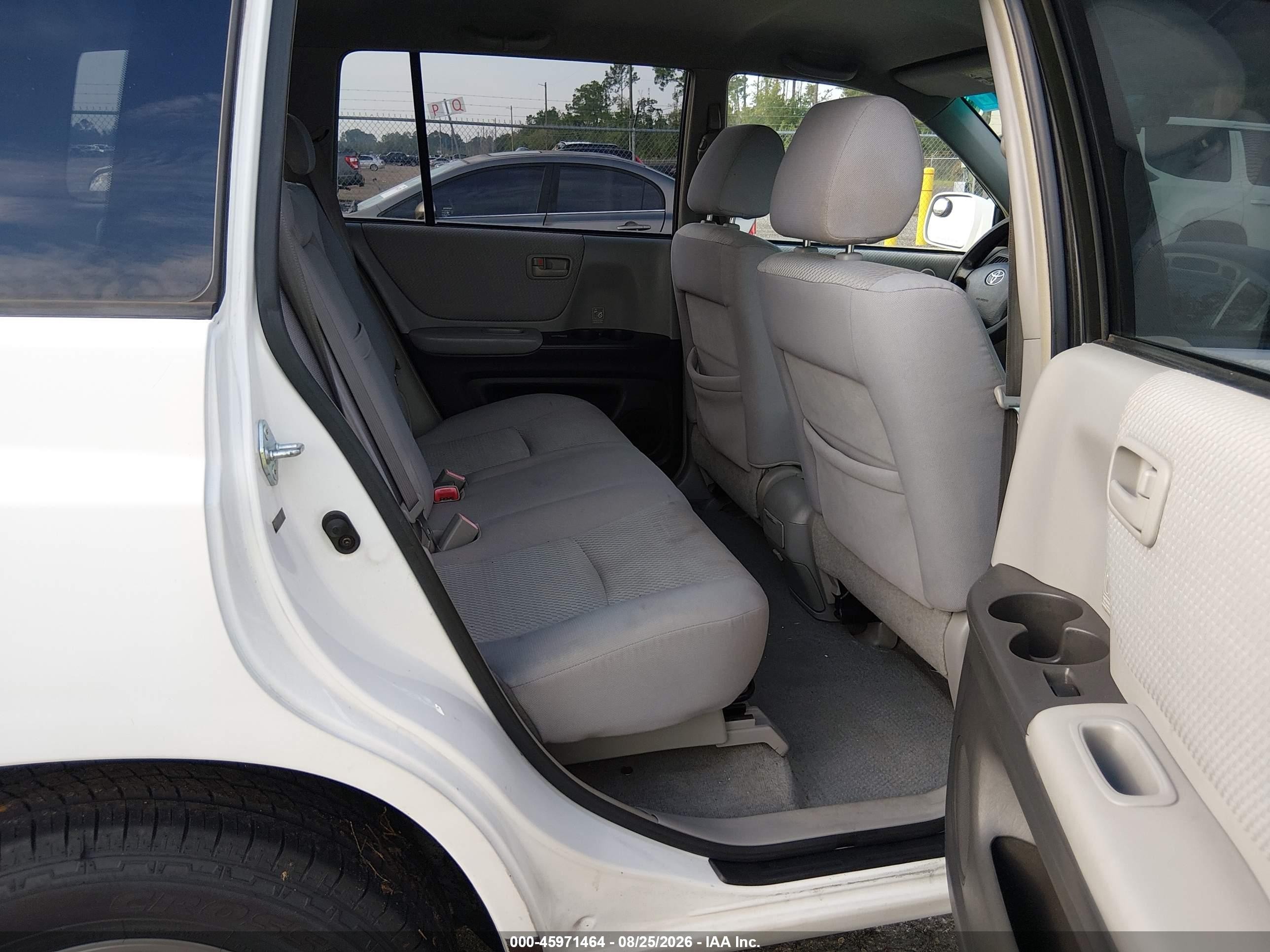 2006 Toyota Highlander V6 White vin: JTEGP21A760111145