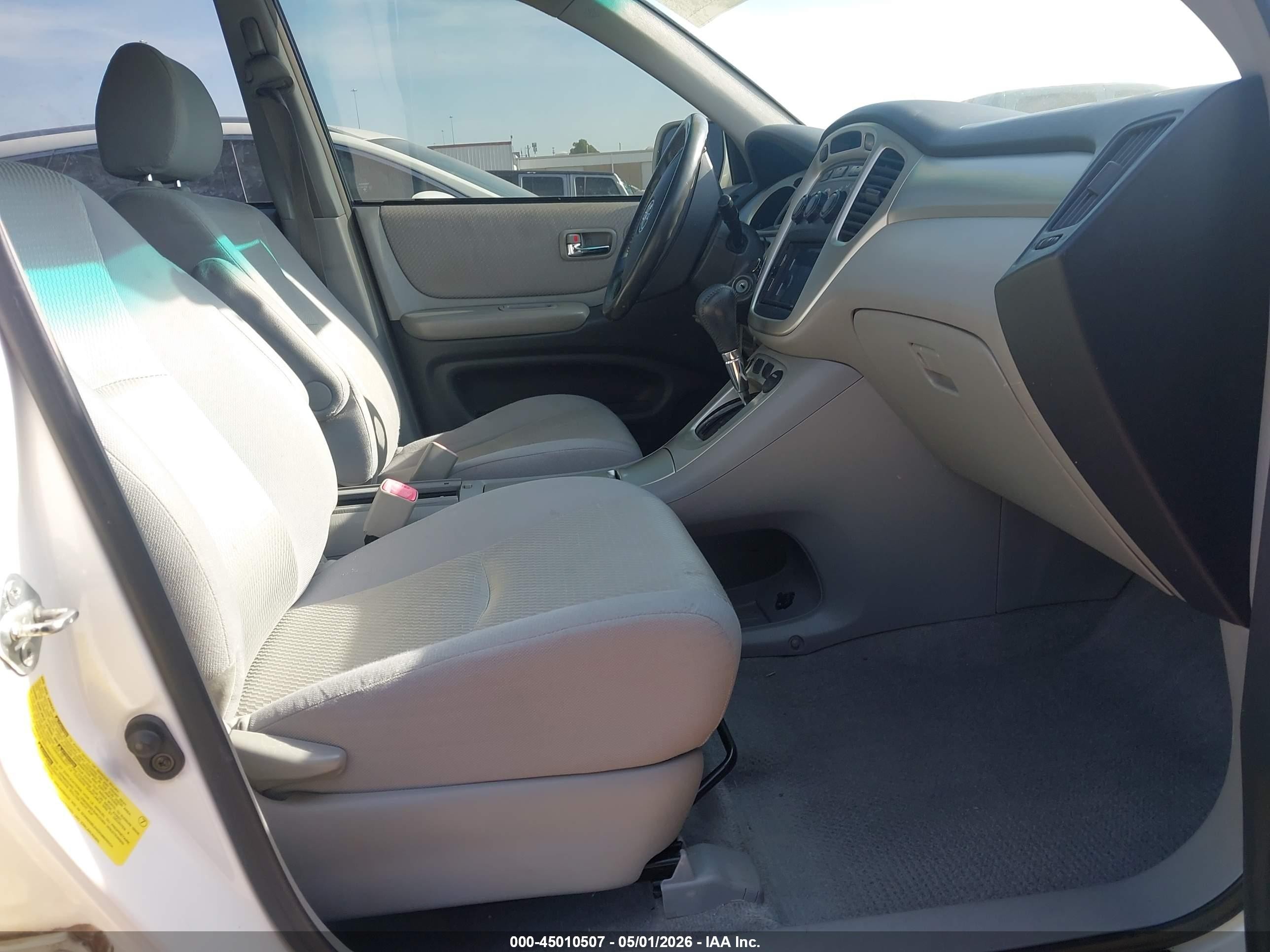 2006 Toyota Highlander Sport V6 Белый vin: JTEGP21A760121240