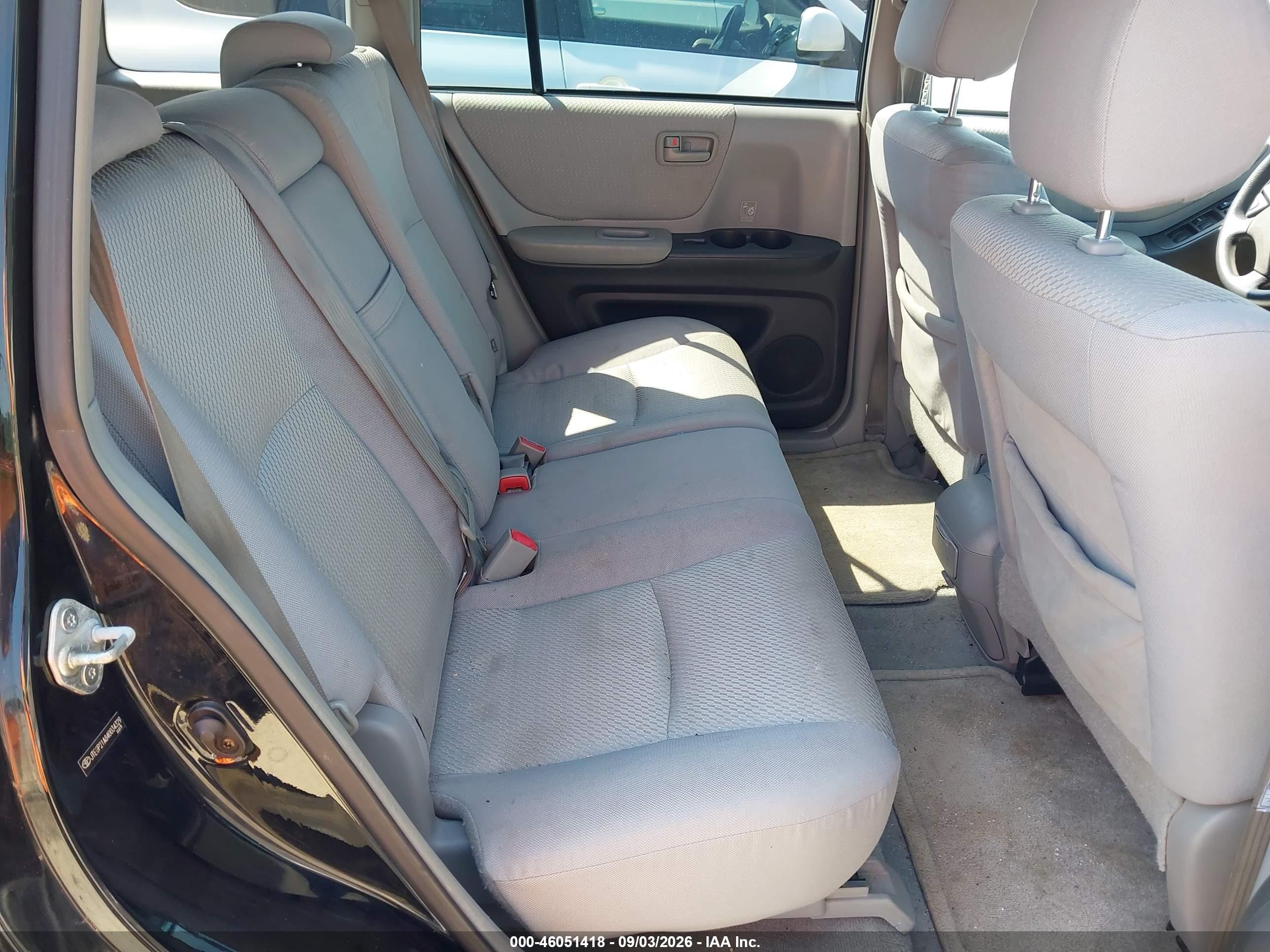 2004 Toyota Highlander V6 Black vin: JTEGP21A840034329