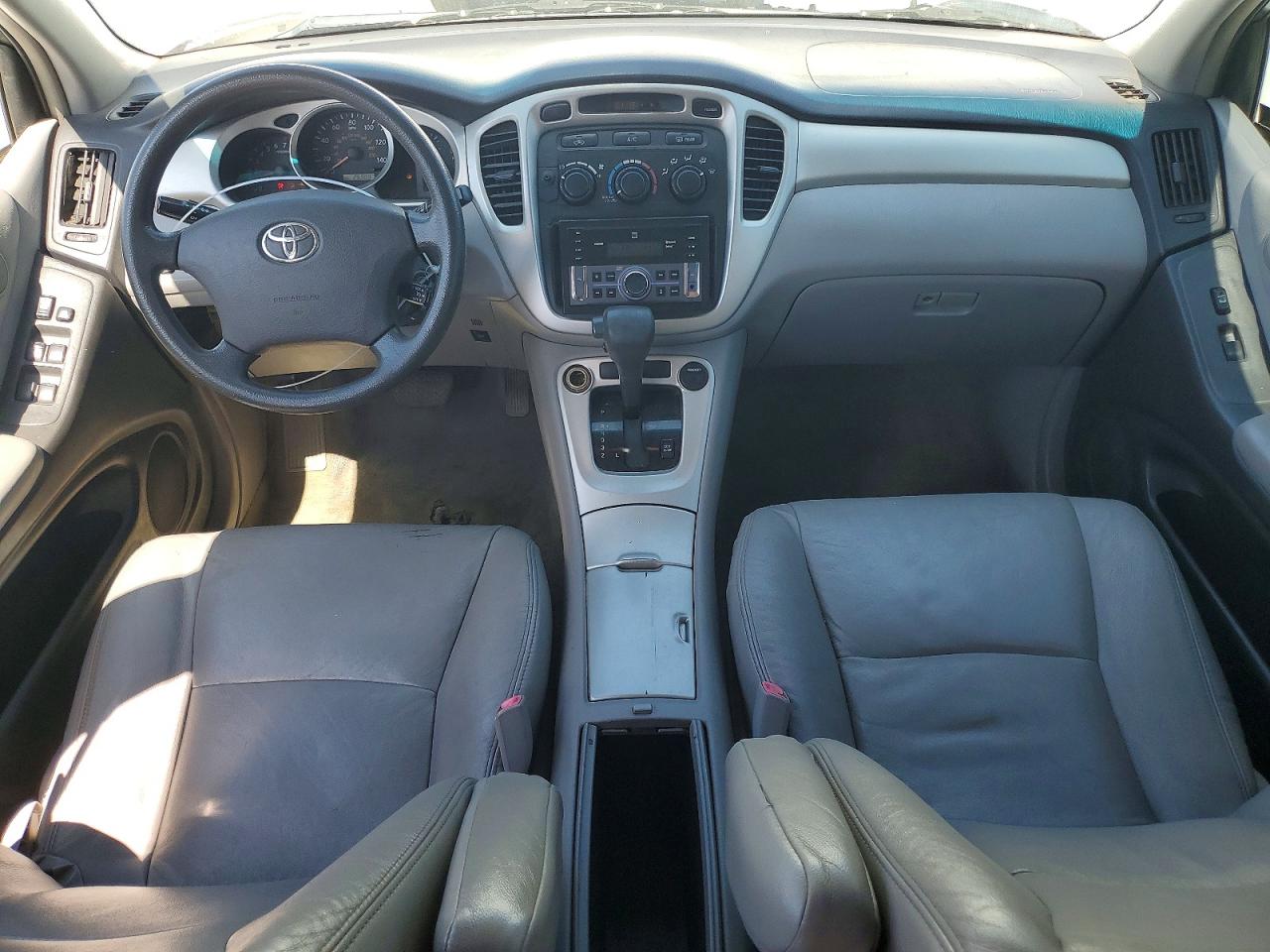 2005 Toyota Highlander Limited White vin: JTEGP21A850070653