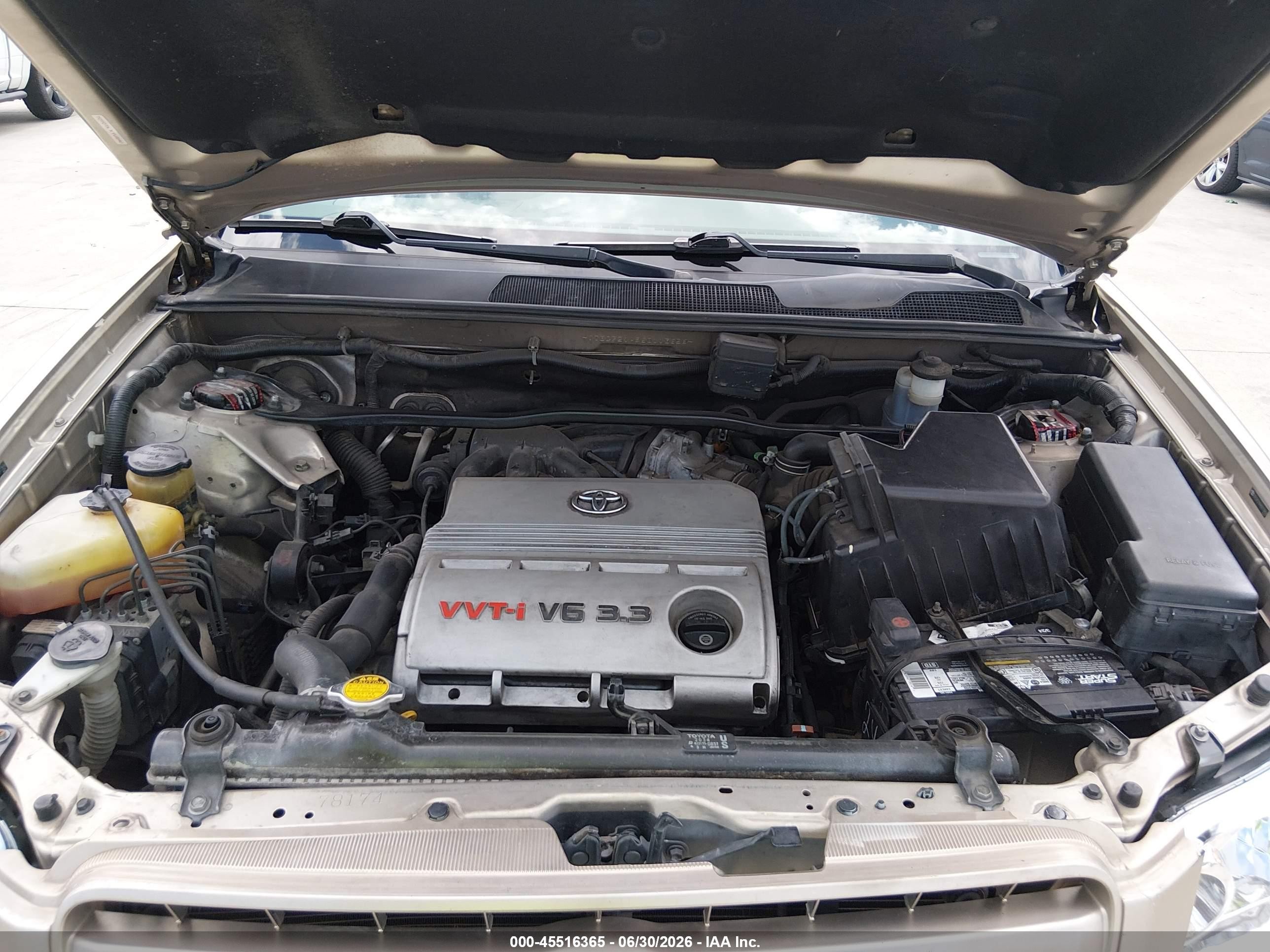 2006 Toyota Highlander V6 Gold vin: JTEGP21A960113656