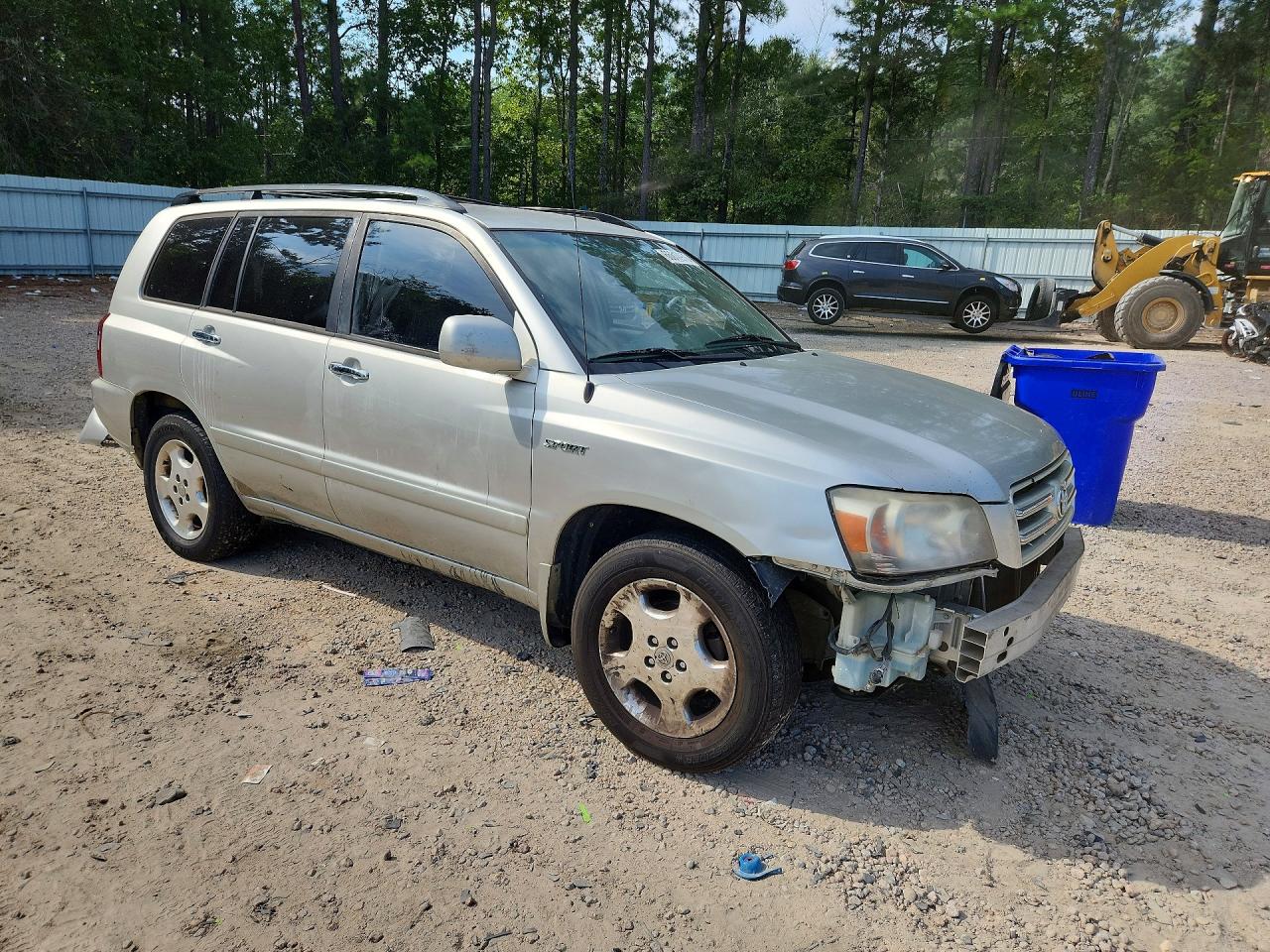 2006 Toyota Highlander Sport Silver vin: JTEGP21A960123670