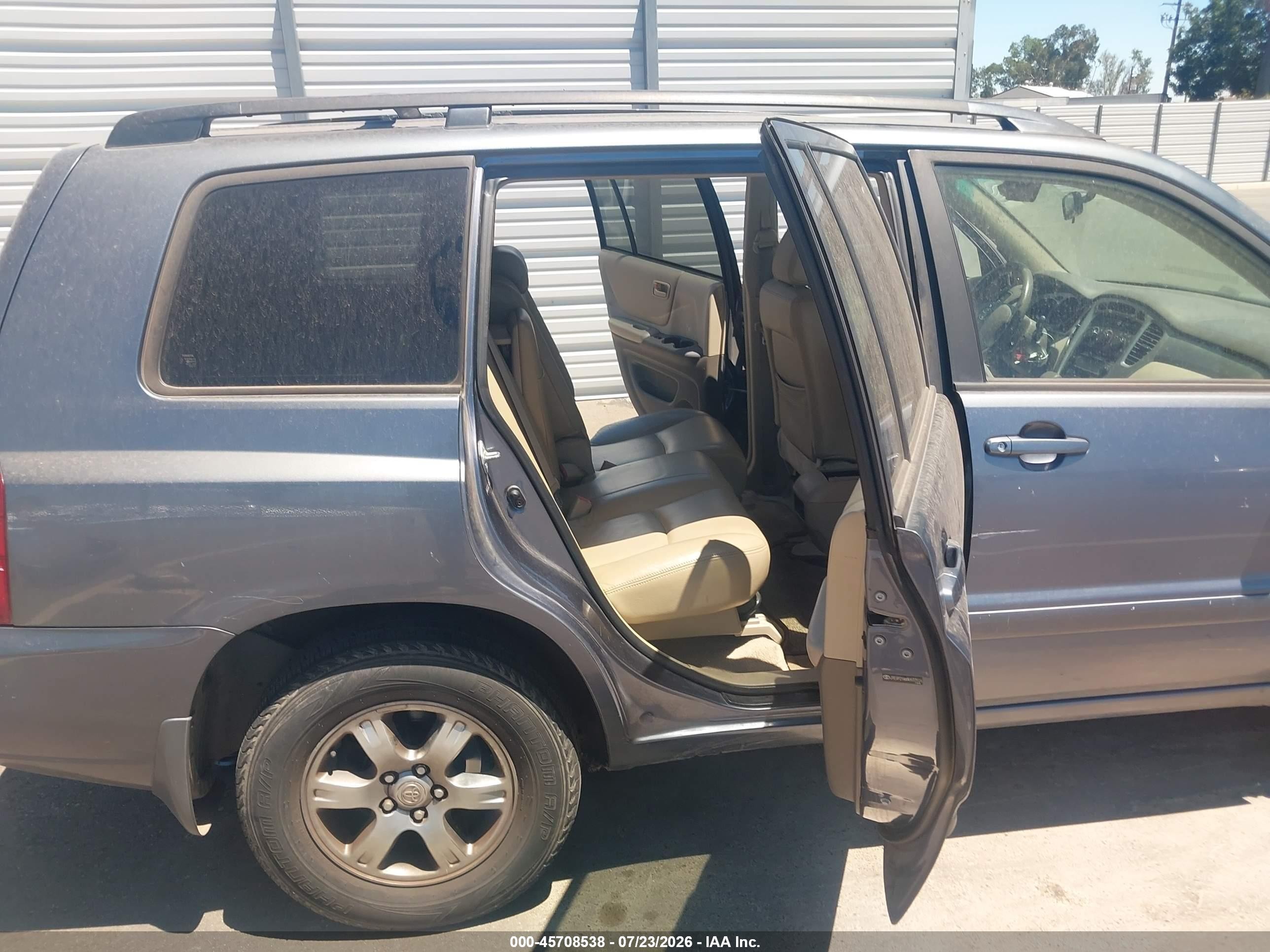 2004 Toyota Highlander V6 Синий vin: JTEGP21AX40033926