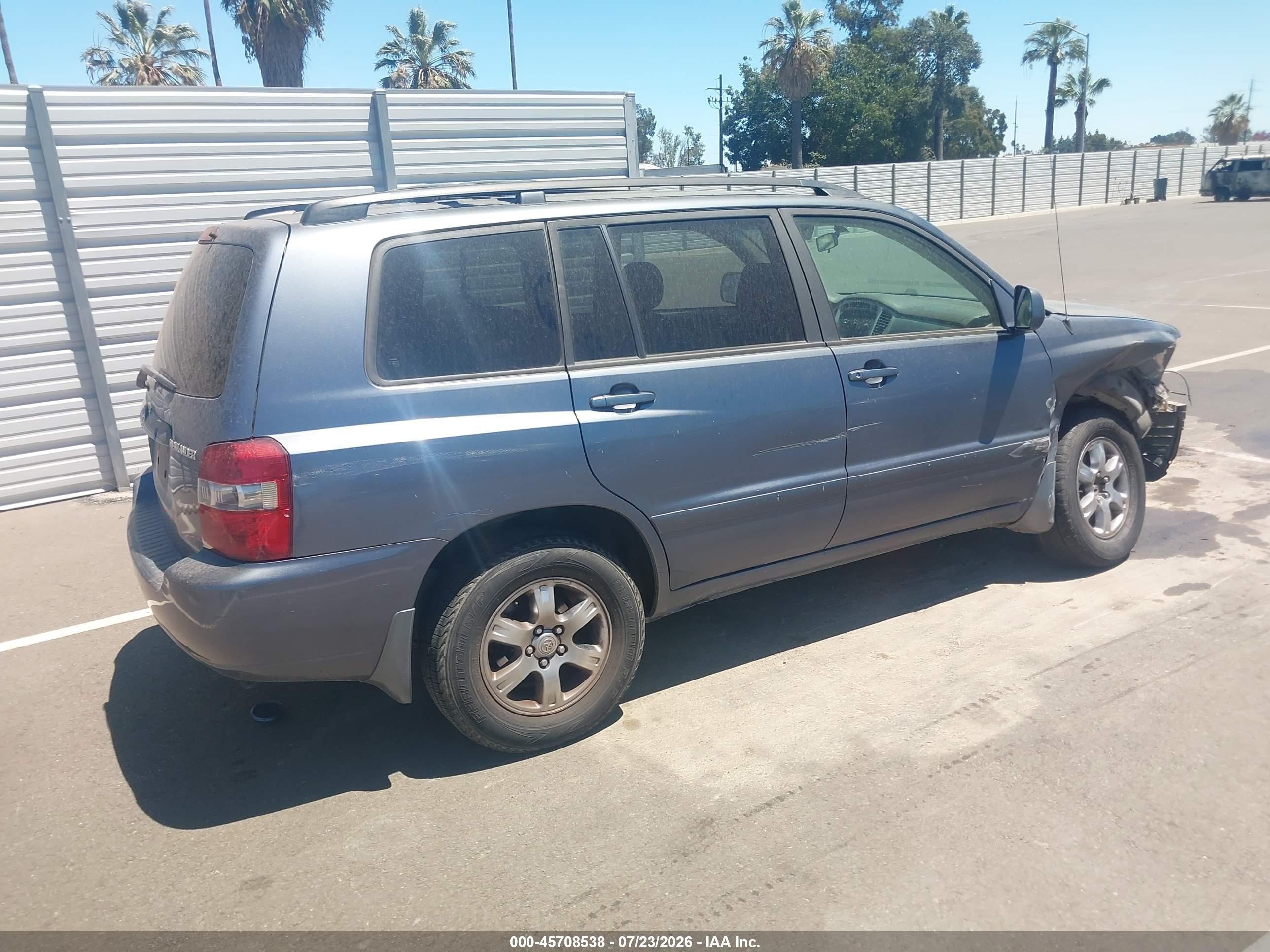2004 Toyota Highlander V6 Синий vin: JTEGP21AX40033926
