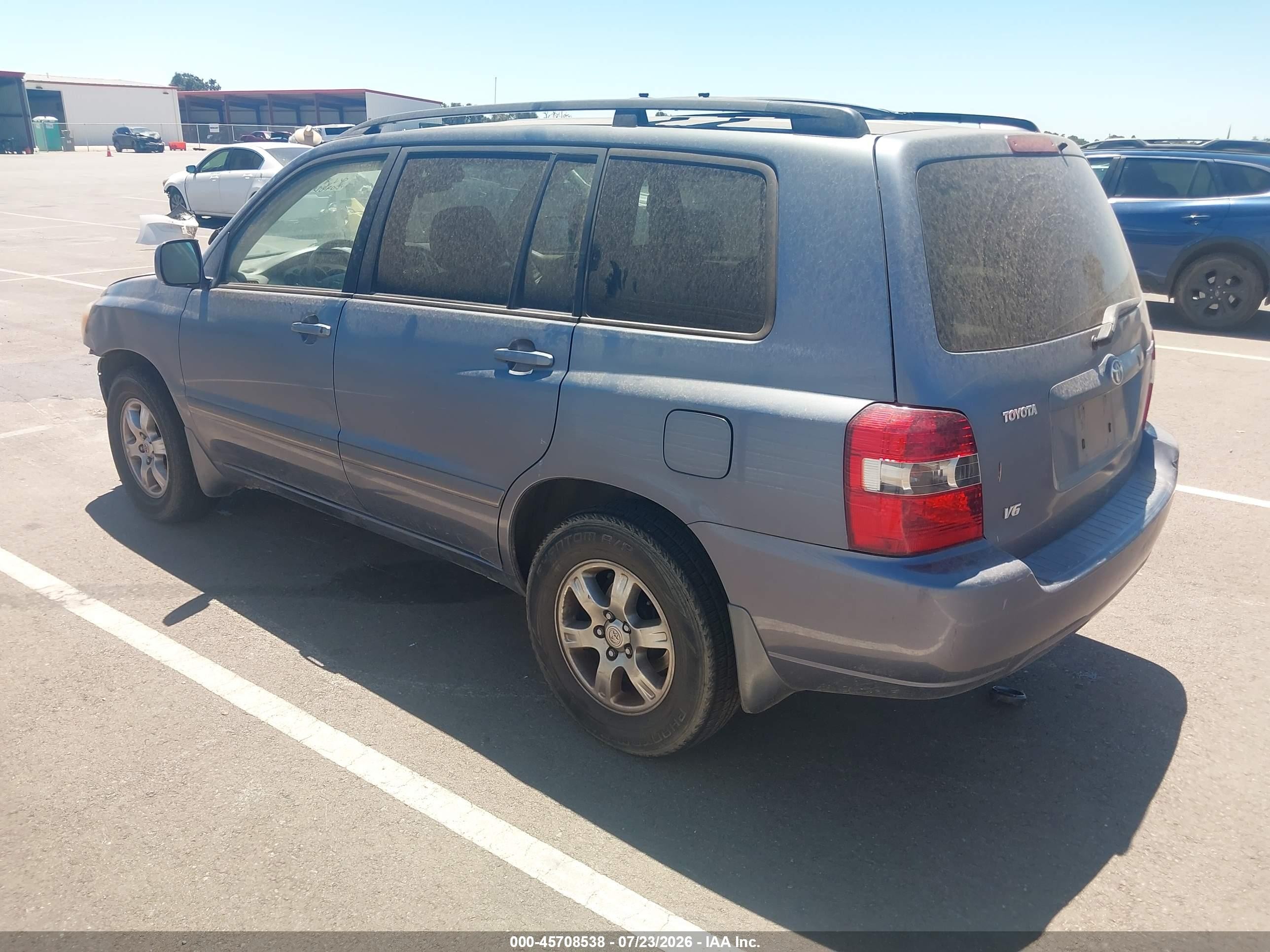 2004 Toyota Highlander V6 Синий vin: JTEGP21AX40033926
