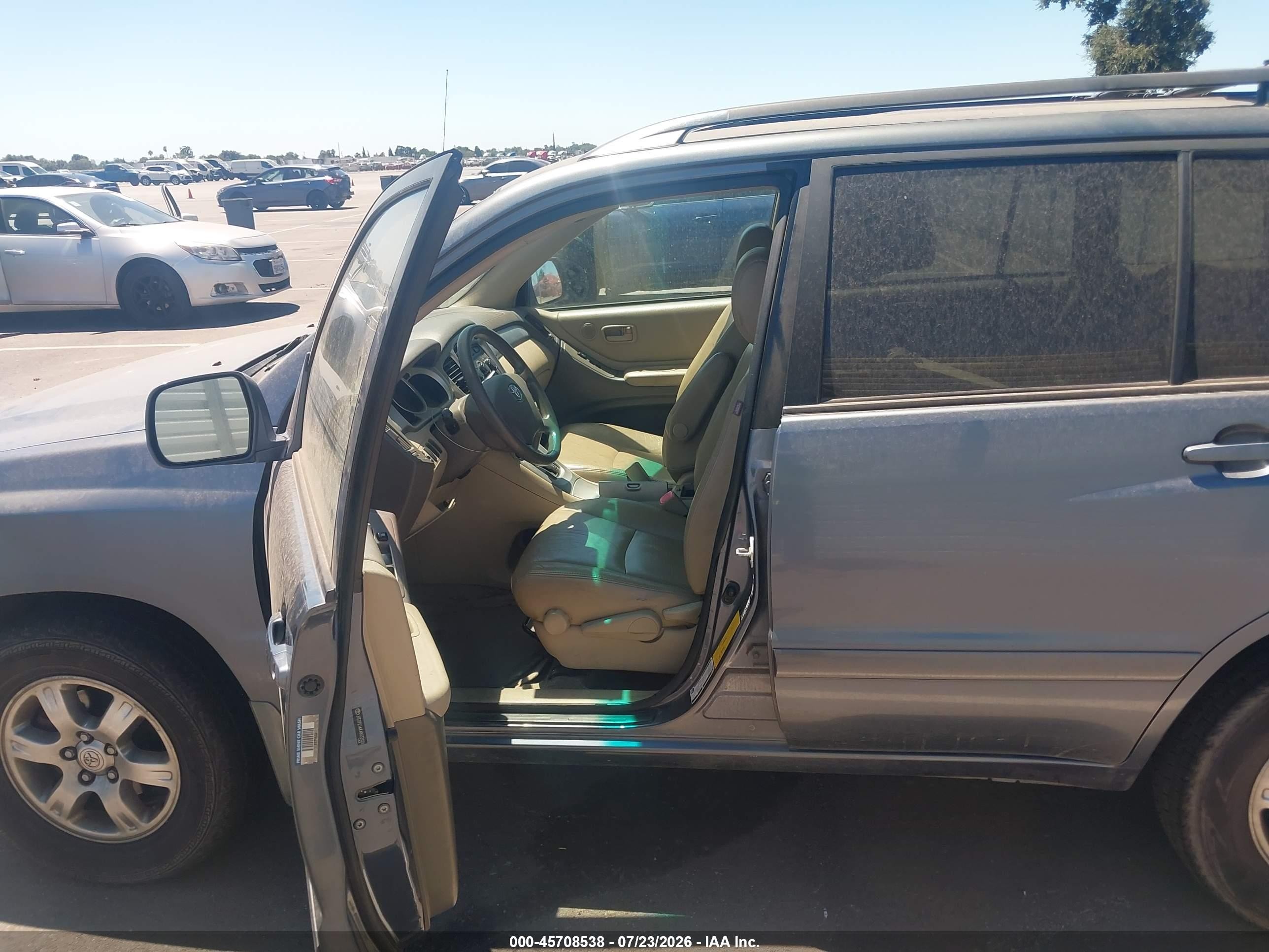 2004 Toyota Highlander V6 Синий vin: JTEGP21AX40033926