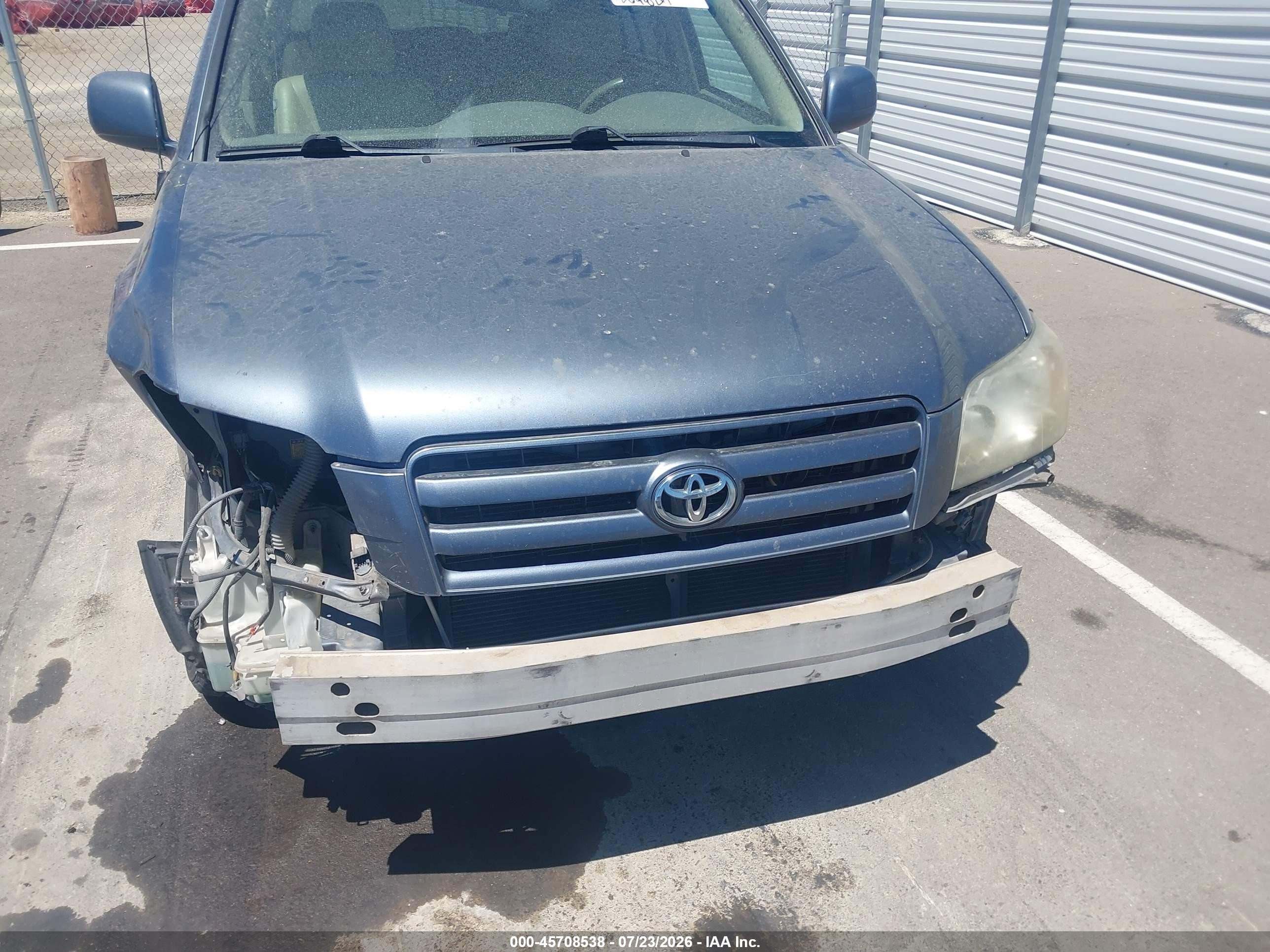2004 Toyota Highlander V6 Синий vin: JTEGP21AX40033926