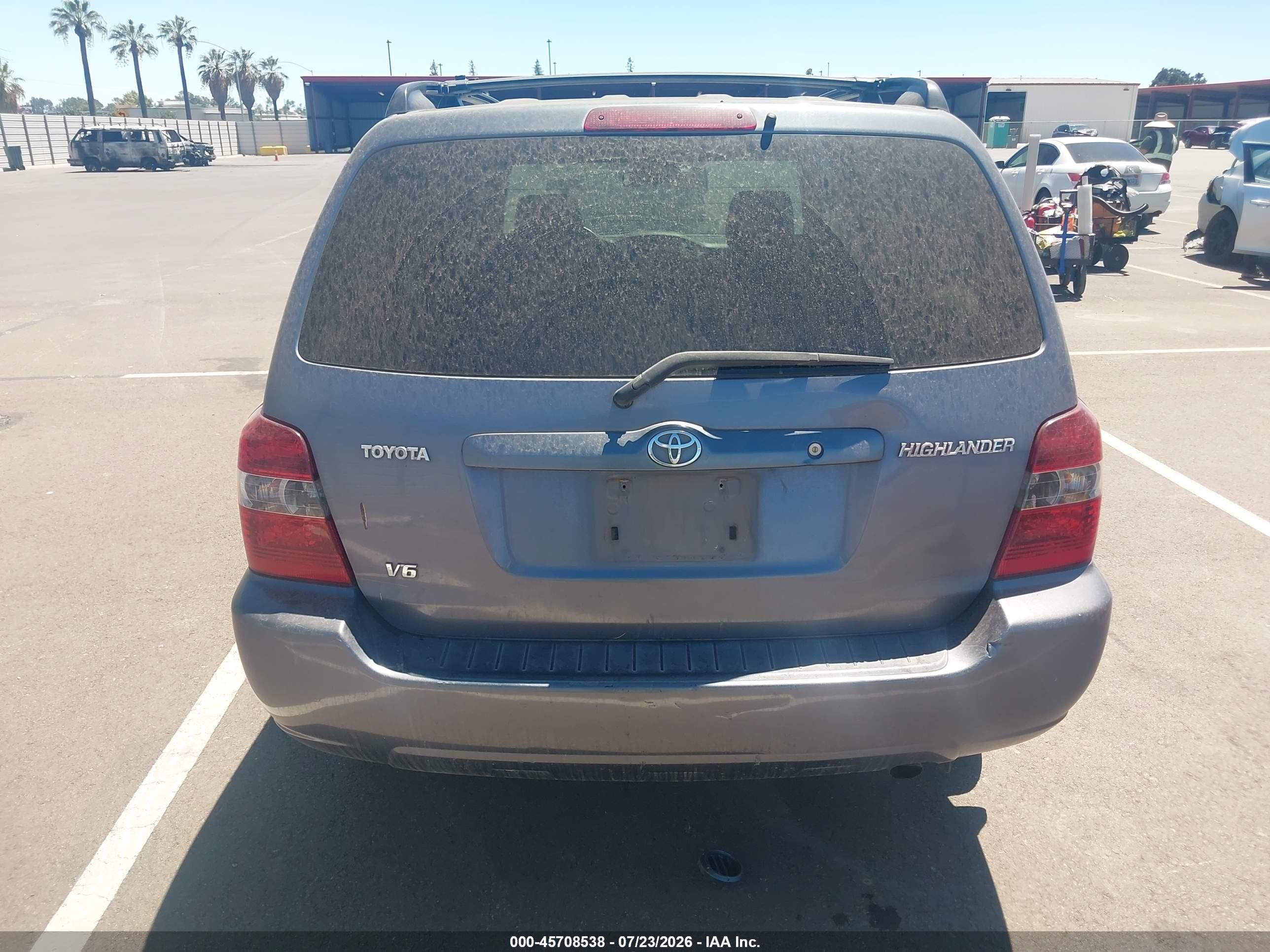 2004 Toyota Highlander V6 Синий vin: JTEGP21AX40033926