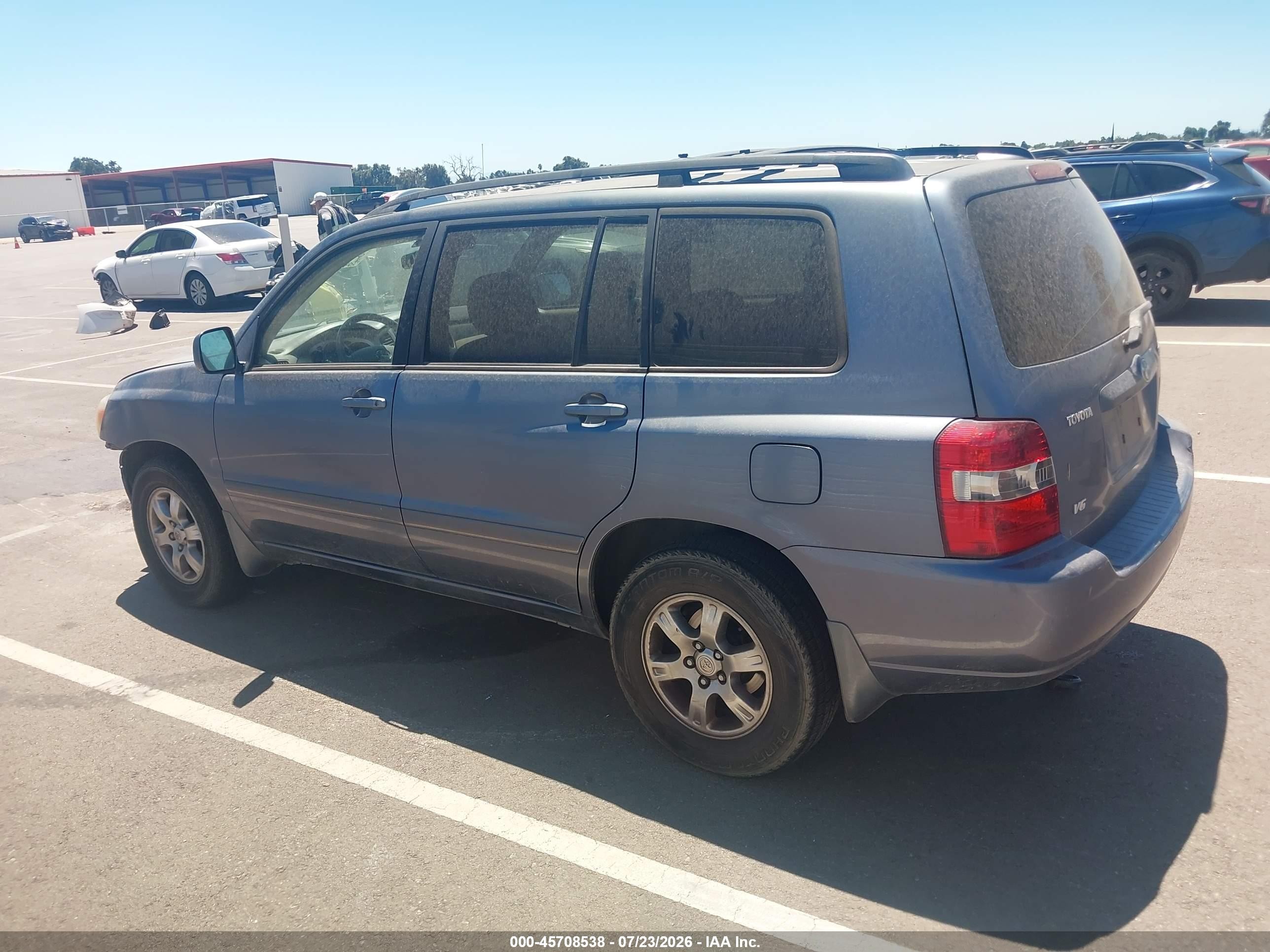 2004 Toyota Highlander V6 Синий vin: JTEGP21AX40033926