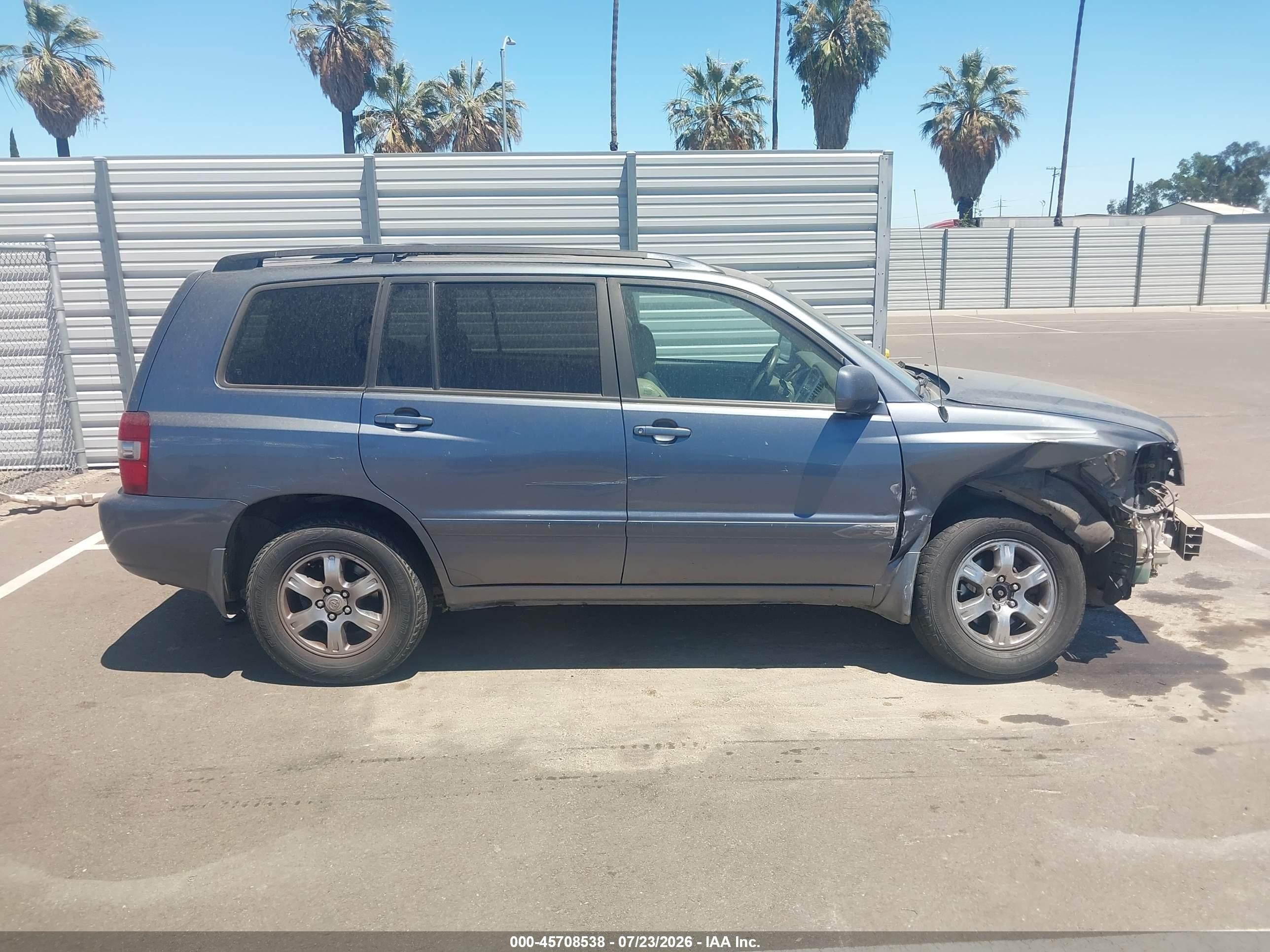 2004 Toyota Highlander V6 Синий vin: JTEGP21AX40033926
