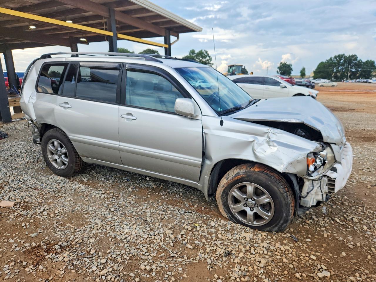 2005 Toyota Highlander Limited Silver vin: JTEGP21AX50081816