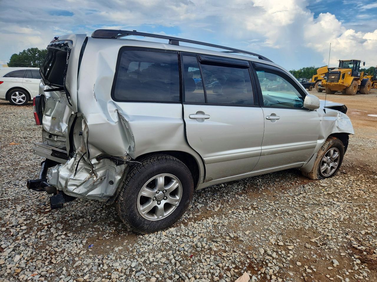 2005 Toyota Highlander Limited Silver vin: JTEGP21AX50081816